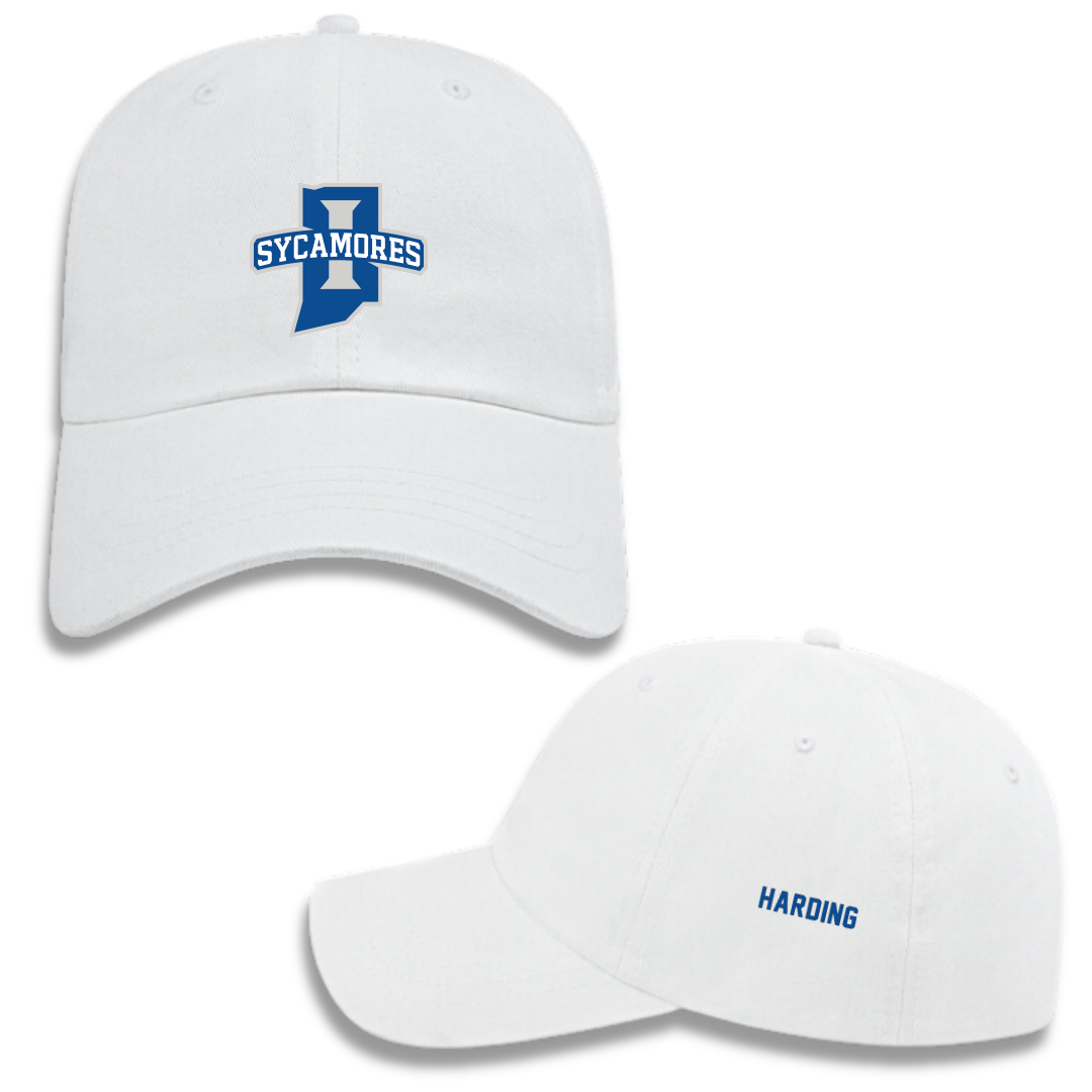 Indiana State University Basketball (M) White Hat - Markus Harding