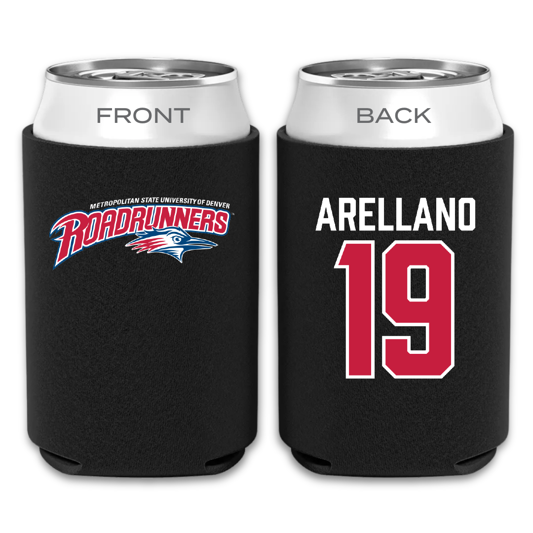 Metropolitan State University of Denver Softball Black Can Cooler - #19 Aaliyah Arellano