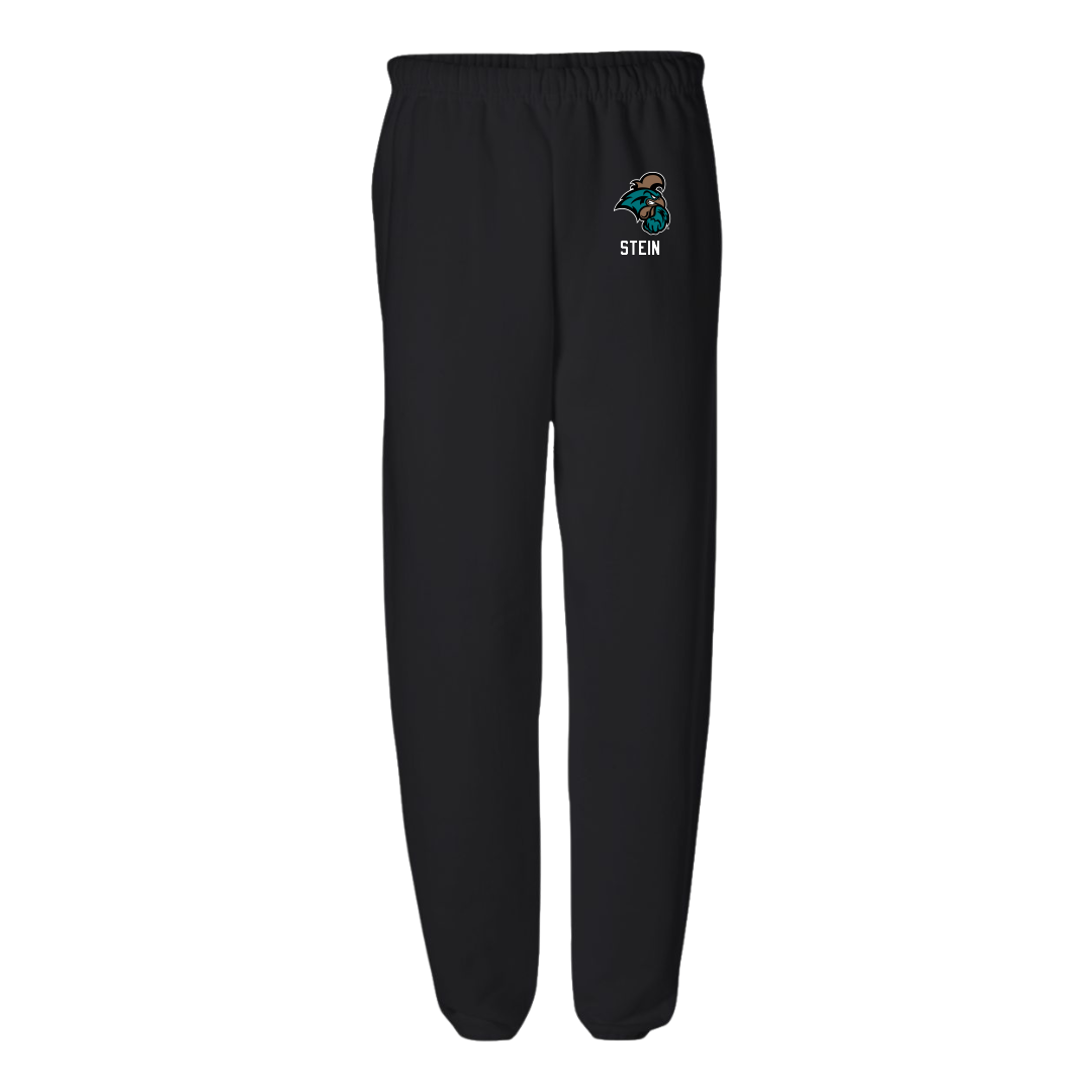 Coastal Carolina University Beach Volleyball Black Sweatpants - #9 Jillian Stein