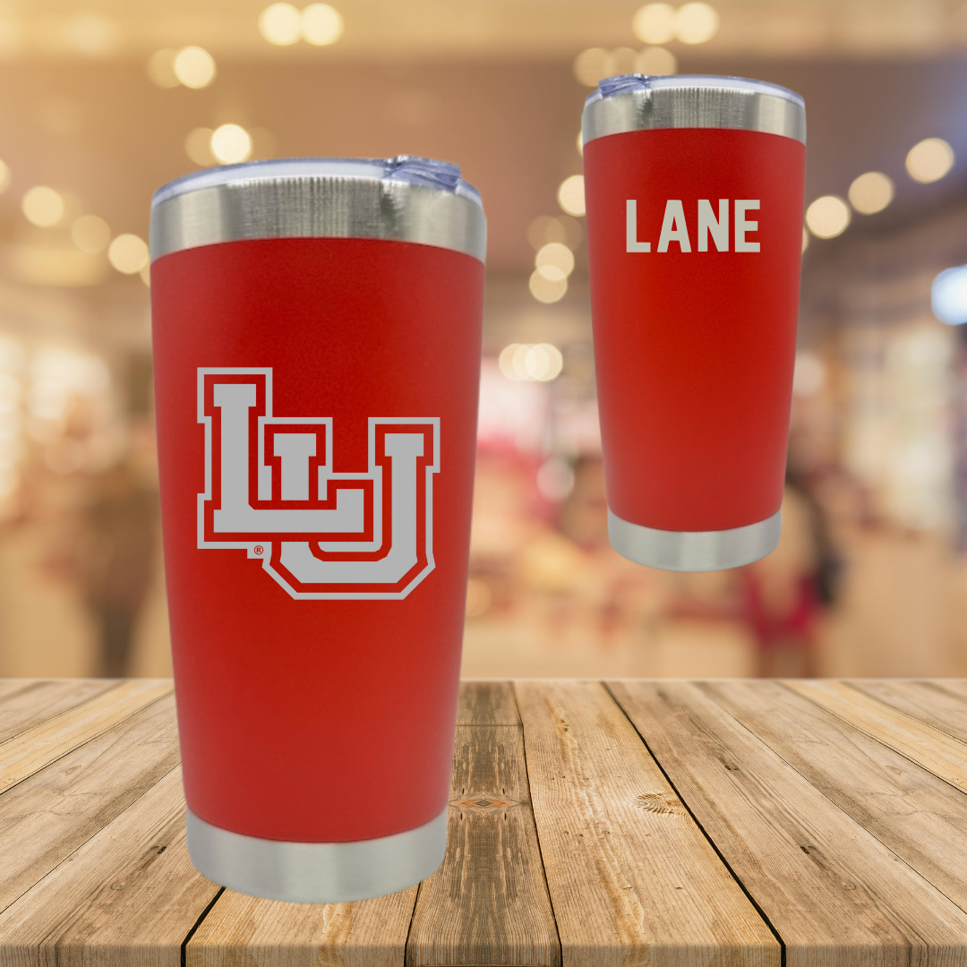 Lamar University TF and XC Red Stainless Steel Tumbler - RJ Lane