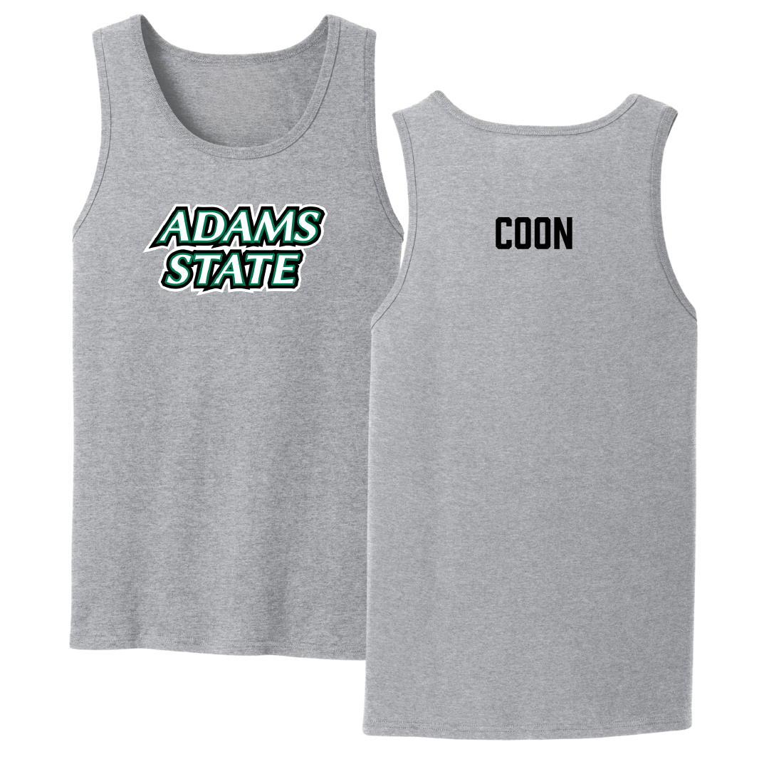 Adams State University Wrestling Sport Gray Tank Top - Josh Coon