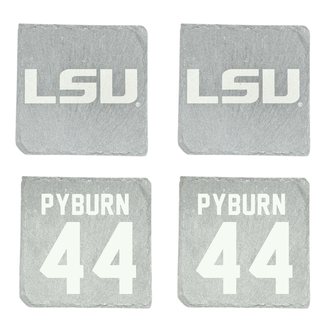Louisiana State University Football Stone Coaster (4 Pack)  - #44 Jack Pyburn