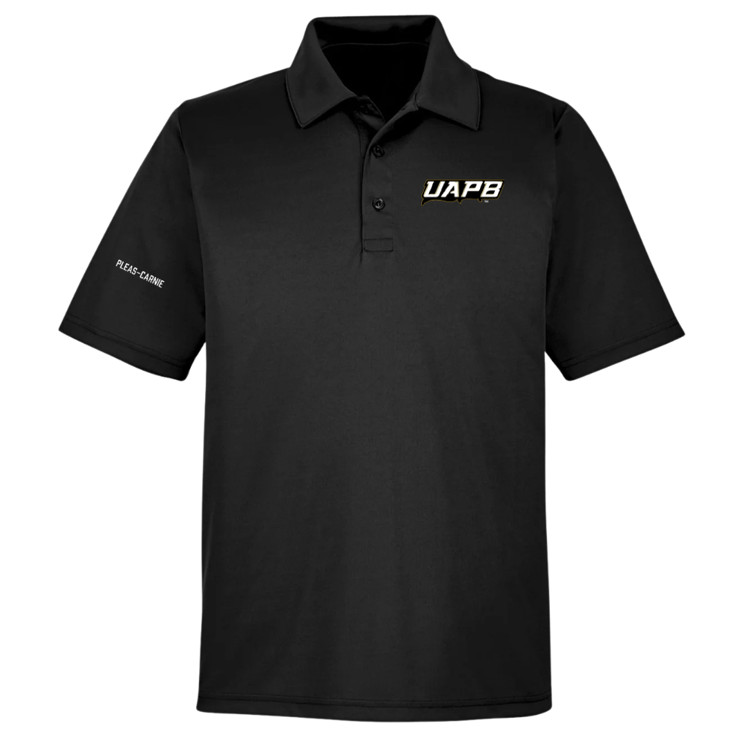 University of Arkansas-Pine Bluff TF and XC Black Polo - Akili Pleas-Carnie