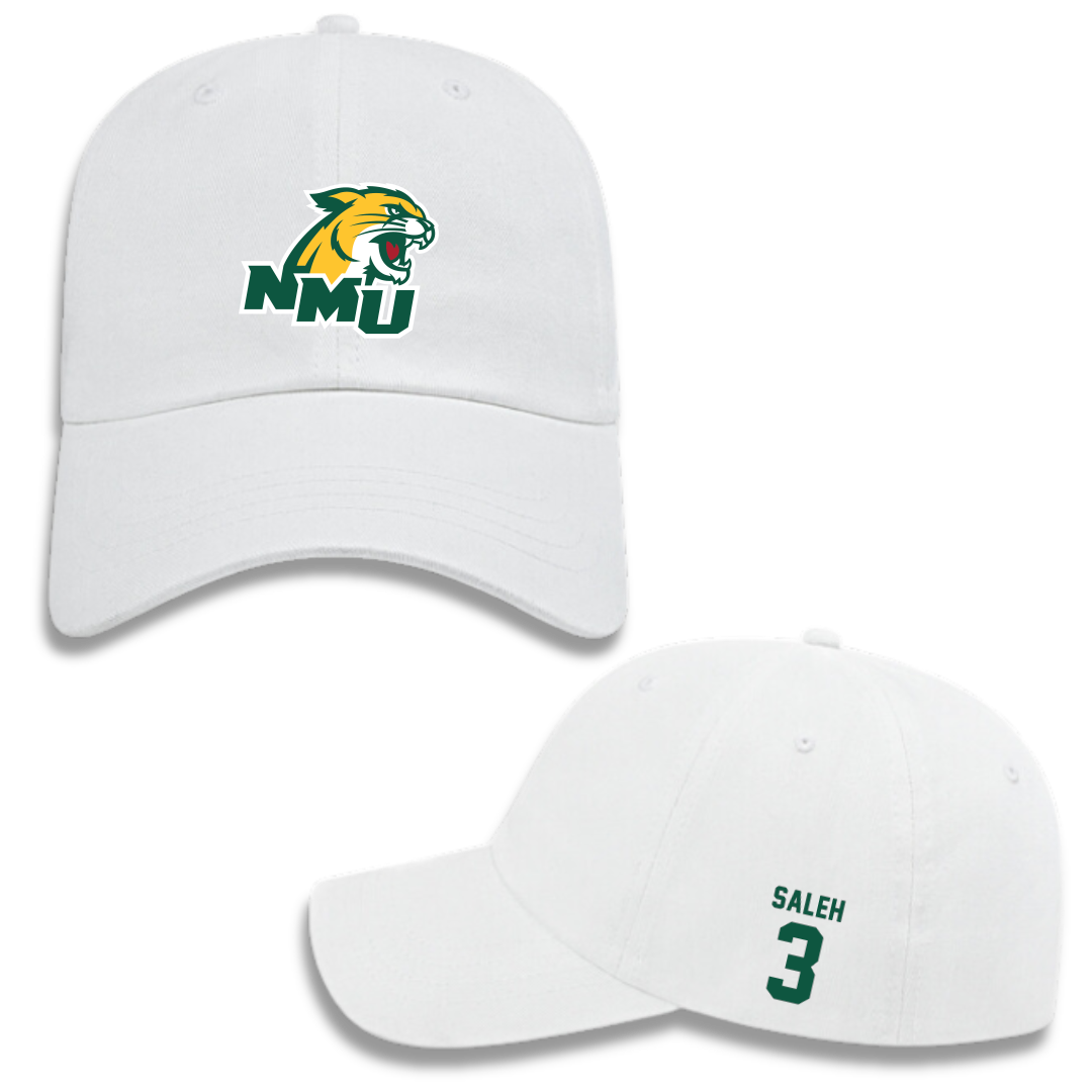 Northern Michigan University Football White Hat - #3 Adam Saleh