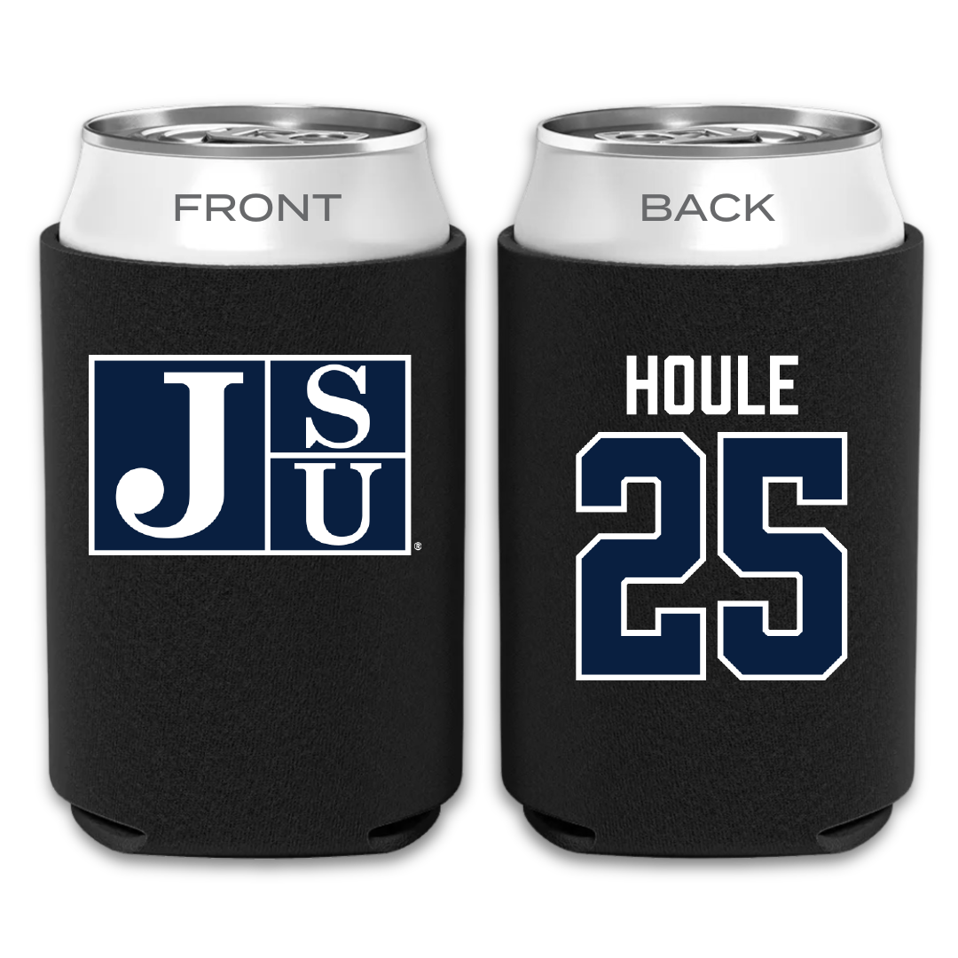 Jackson State University Soccer Black Can Cooler - #25 Olla Houle