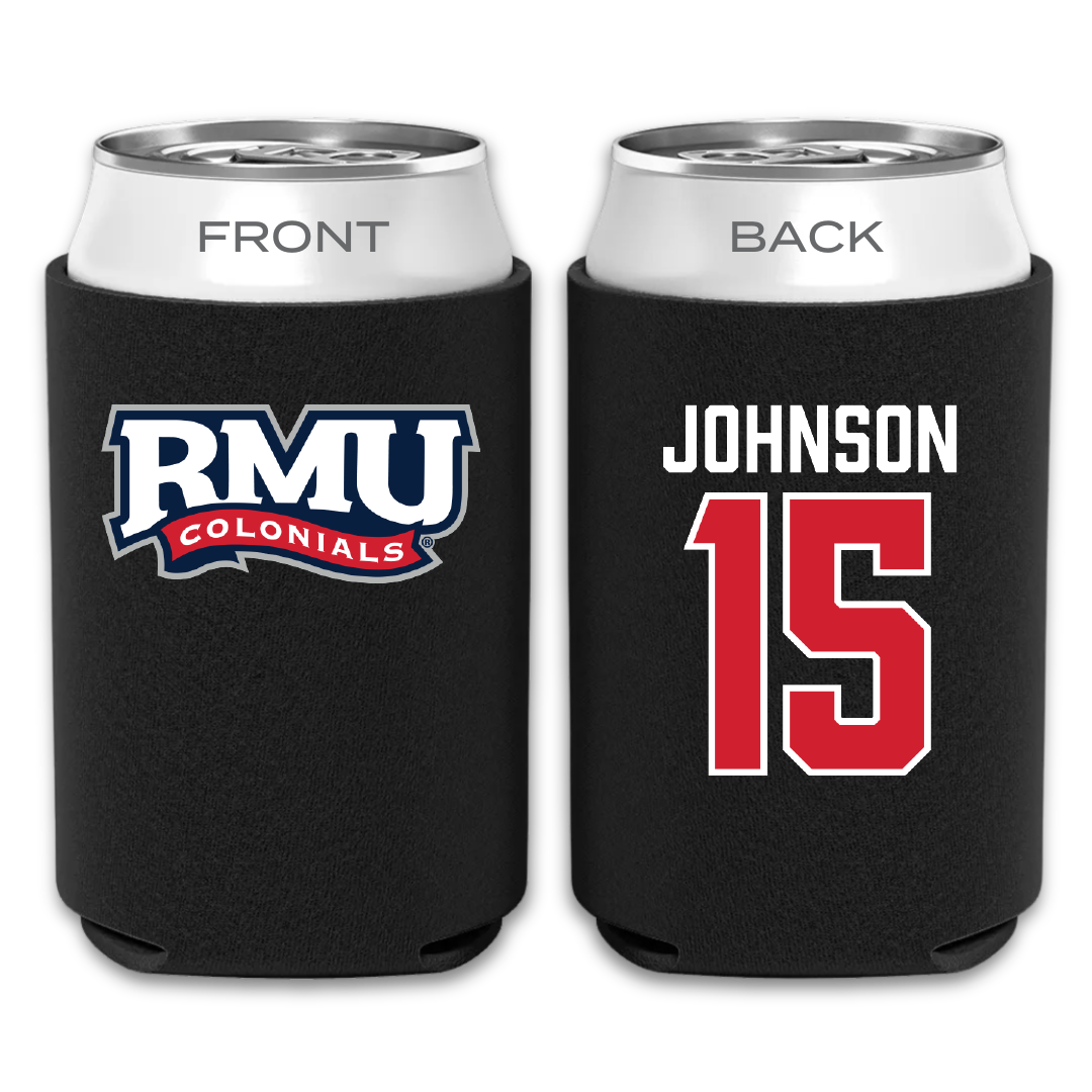 Robert Morris University Basketball Black Can Cooler - #15 Natalie Johnson