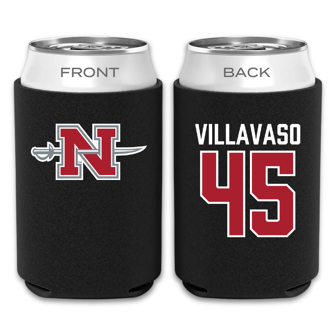 Nicholls State University Football Black Can Cooler - #45 Alex Villavaso