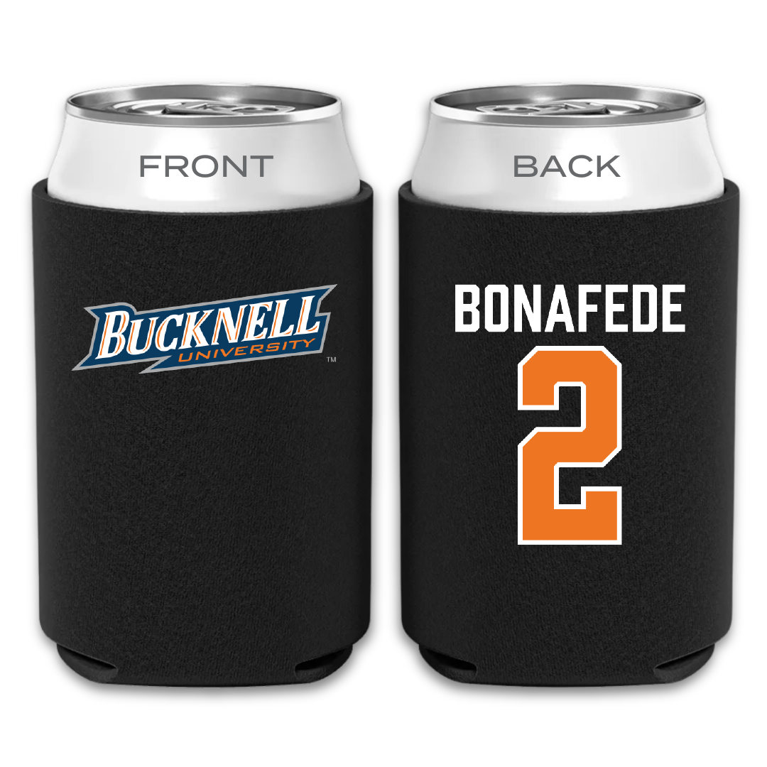 Bucknell University Lacrosse Black Can Cooler - #2 Benjamin Bonafede