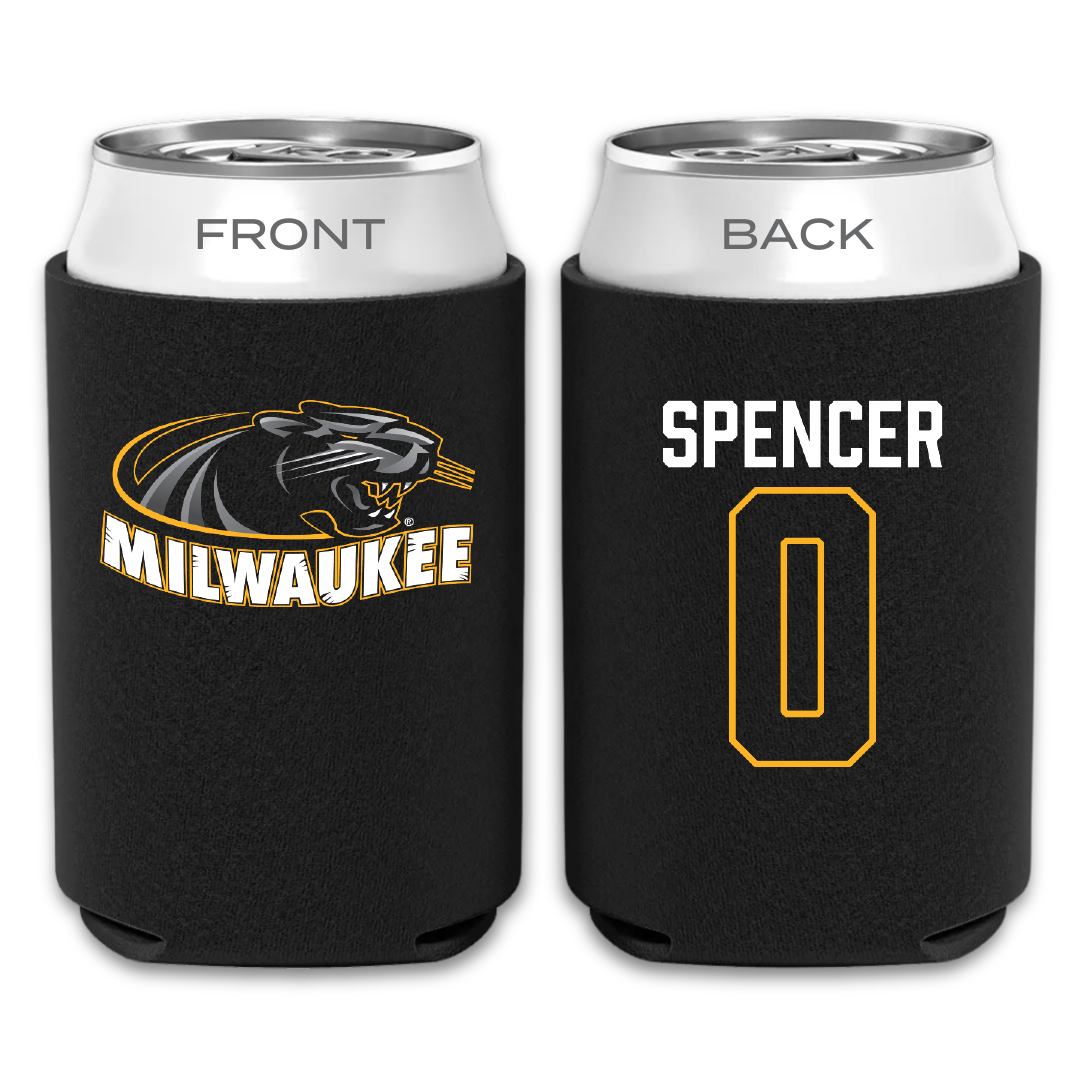 University of Wisconsin-Milwaukee Basketball Black Can Cooler - #0 Pierce Spencer