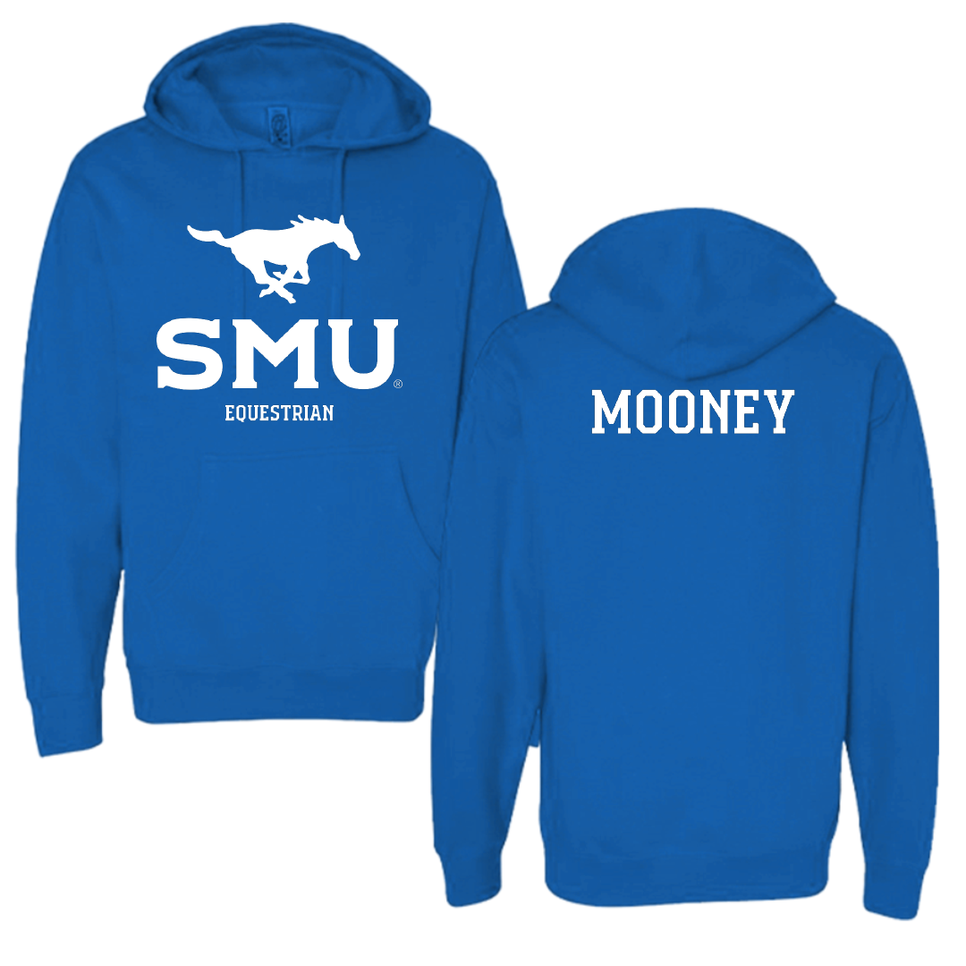 Southern Methodist University Equestrian Blue Hoodie - Aedan Mooney