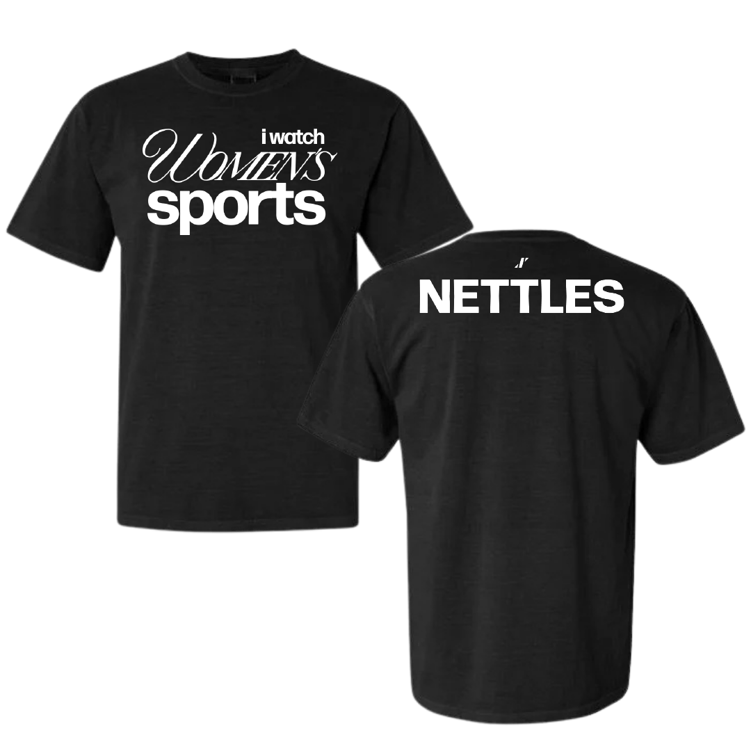 Ball State University TF and XC Black WHM Comfort Colors Tee - Kenli Nettles
