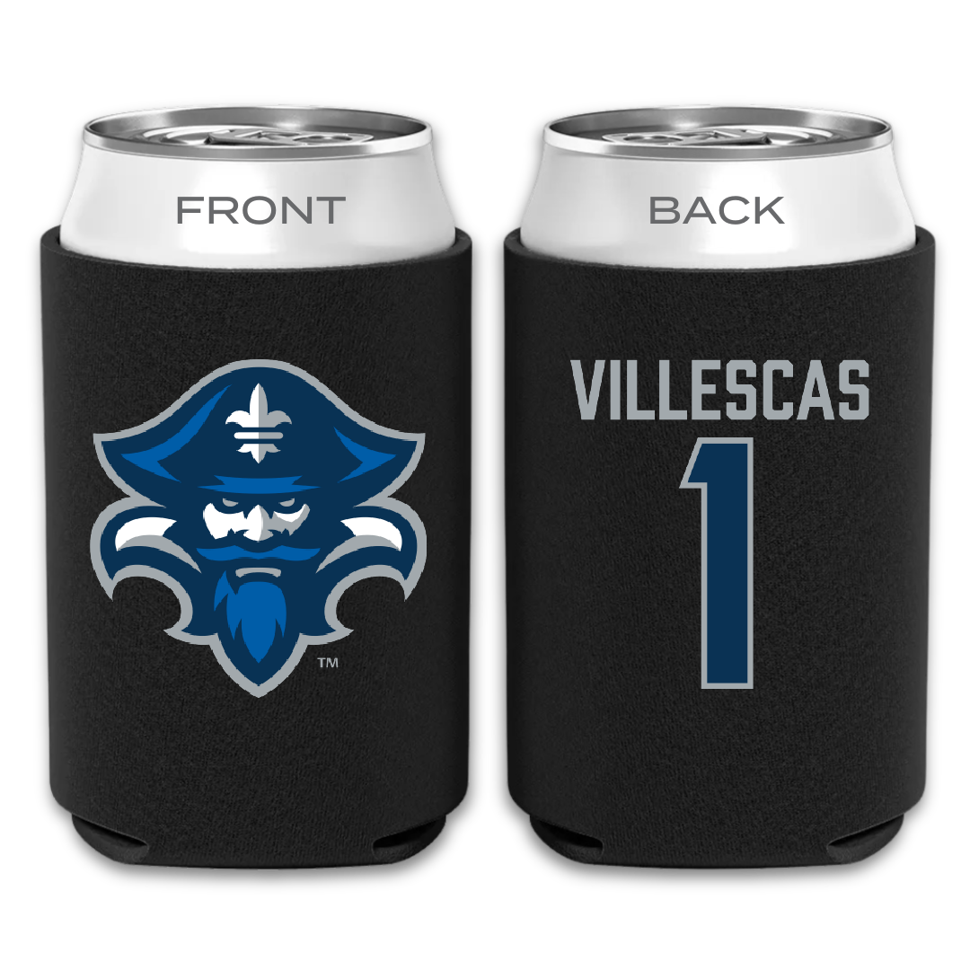 University of New Orleans Baseball Black Can Cooler - #1 Diego Villescas