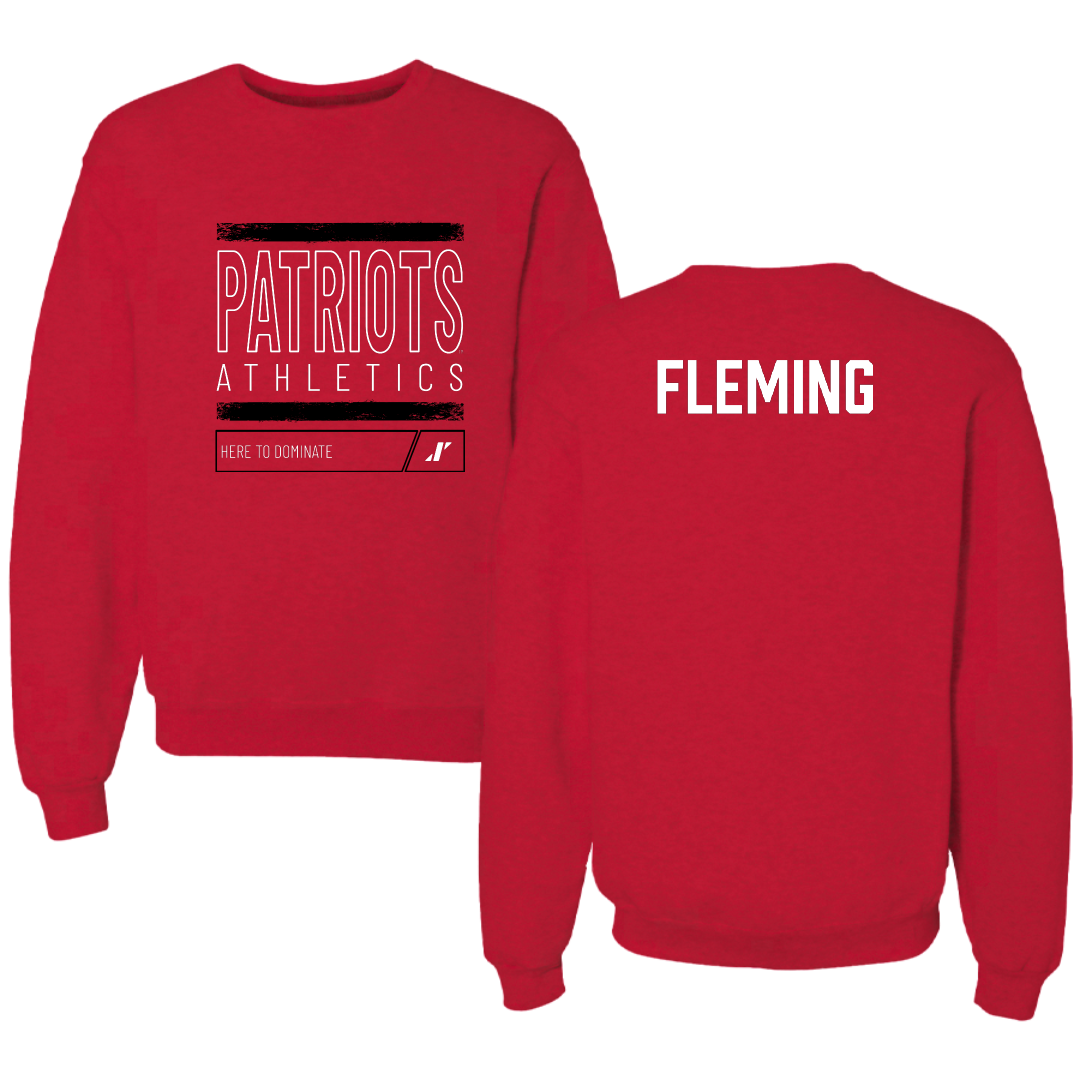 Dallas Baptist University Golf Red Dominate Crewneck - Brandee Fleming