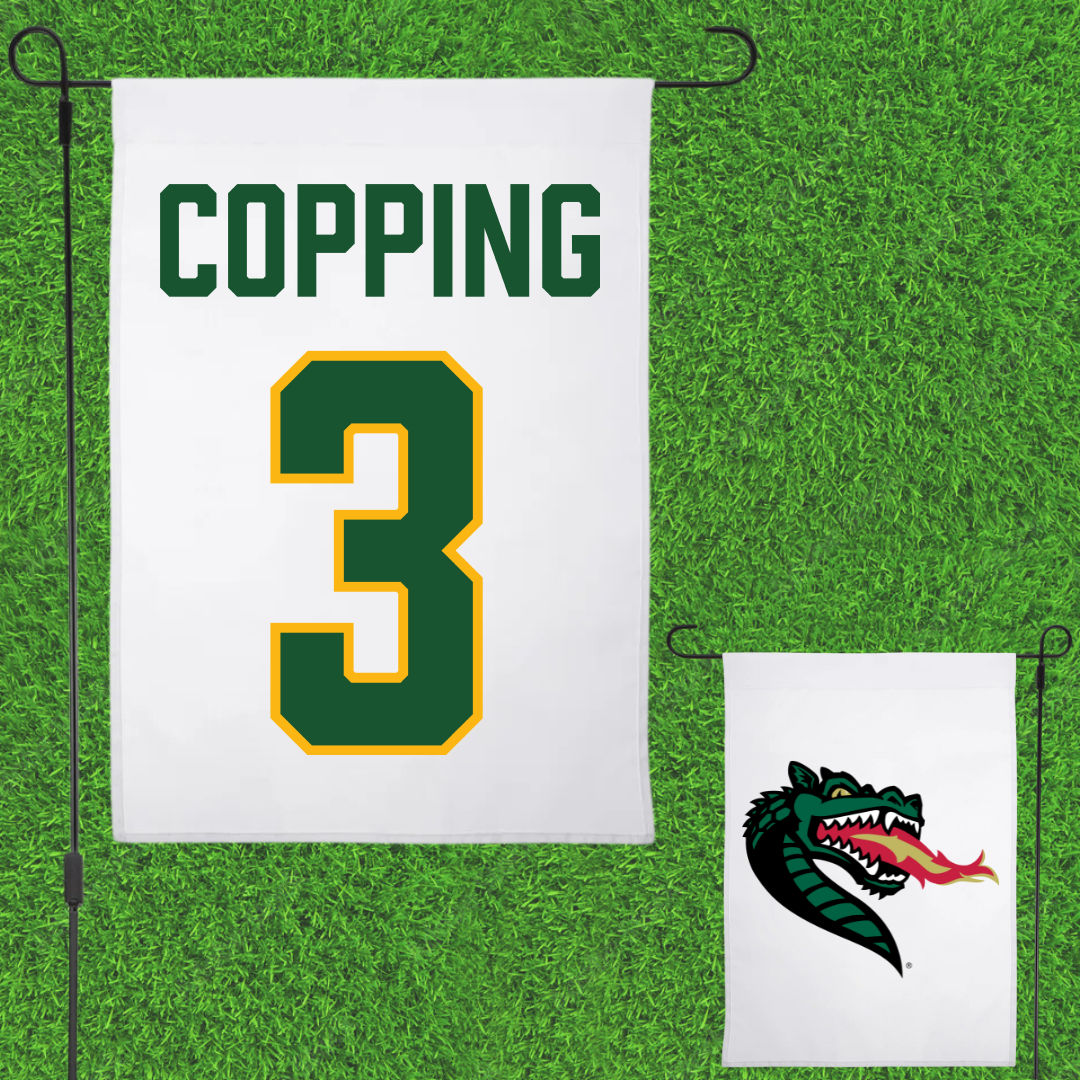 University of Alabama at Birmingham Beach Volleyball White Garden Flag - #3 Arden Copping