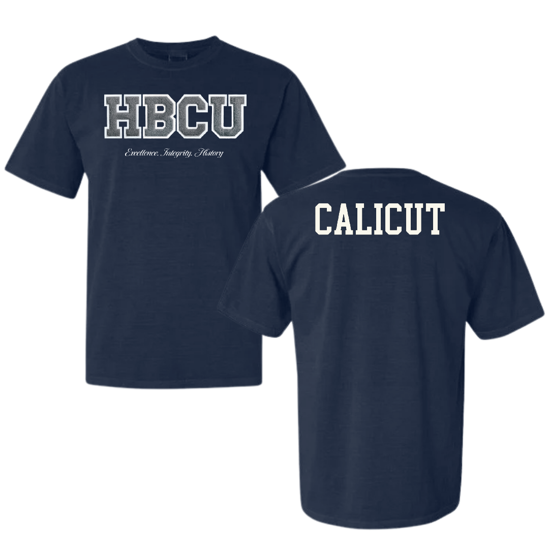 Jackson State University TF and XC Navy HBCU Varsity Comfort Colors Tee - Callie Calicut
