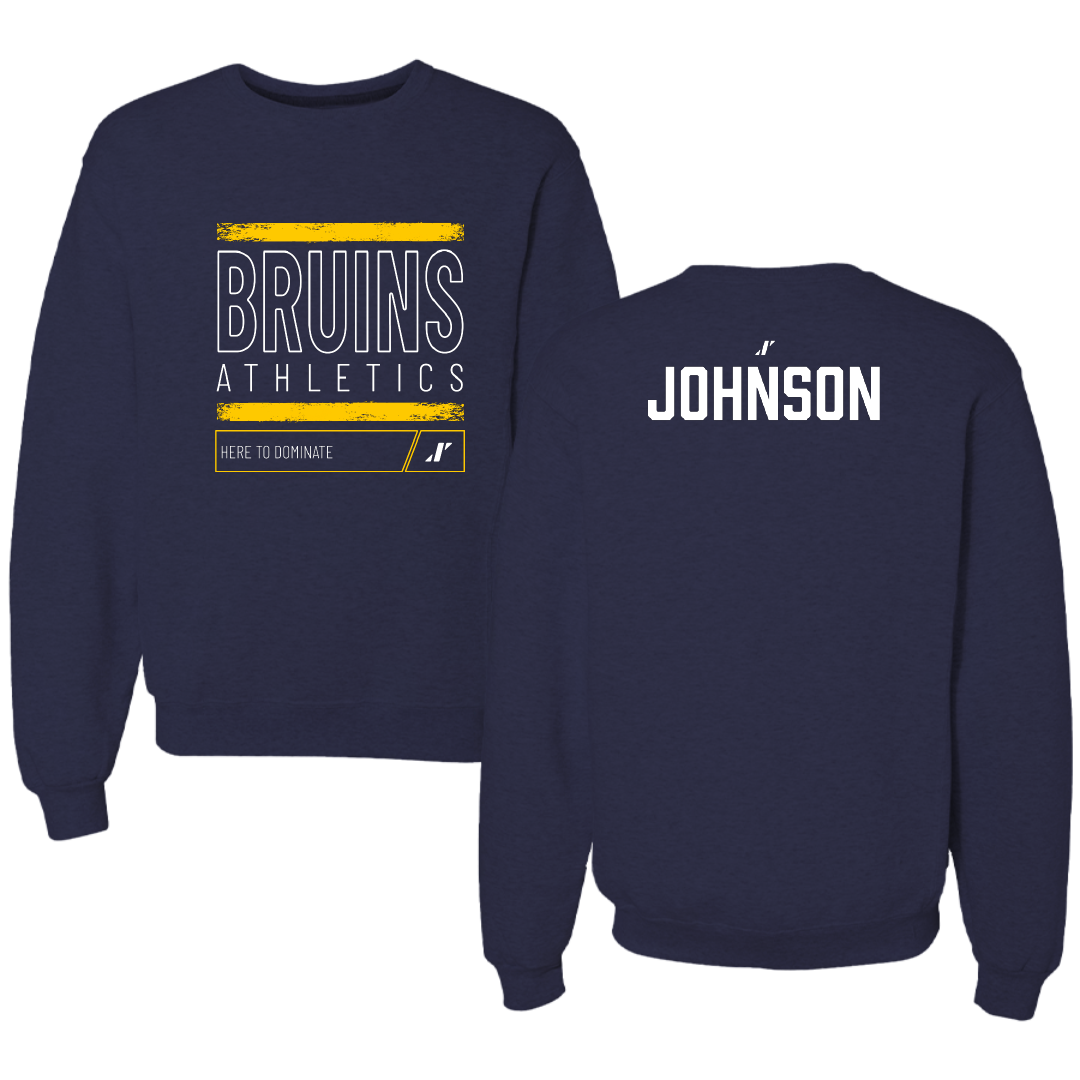 Carolina University Baseball Navy Dominate Crewneck - Patrick Johnson