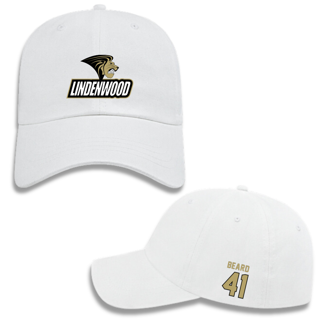 Lindenwood University Football White Hat - #41 Ethan Beard