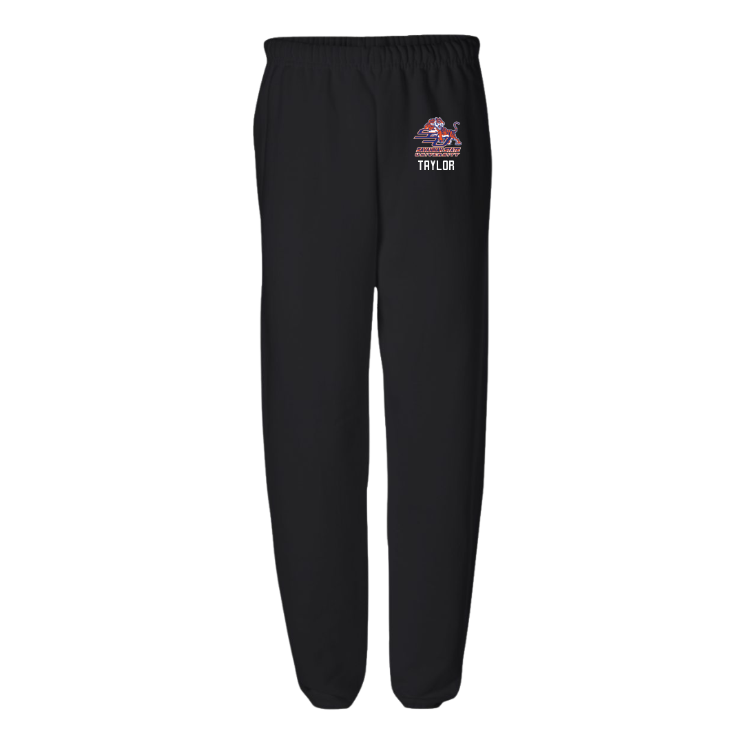 Savannah State University TF and XC Black Sweatpants - Victoria Taylor