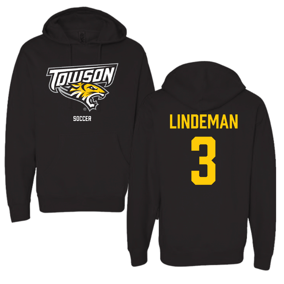 Towson University Soccer (W) Black Hoodie - #3 Sydney Lindeman