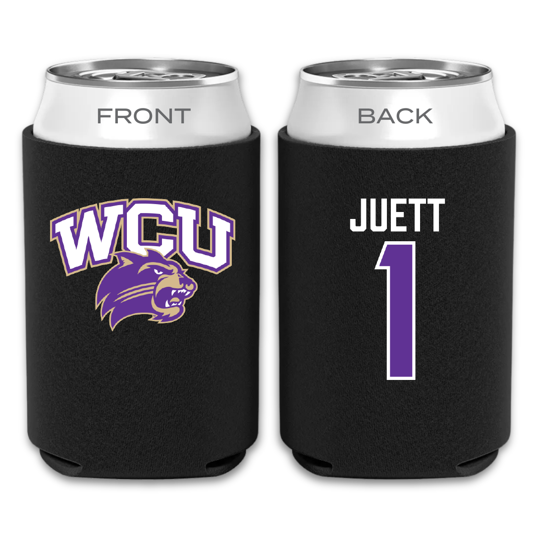 Western Carolina University Softball Black Can Cooler - #1 Tessa Juett