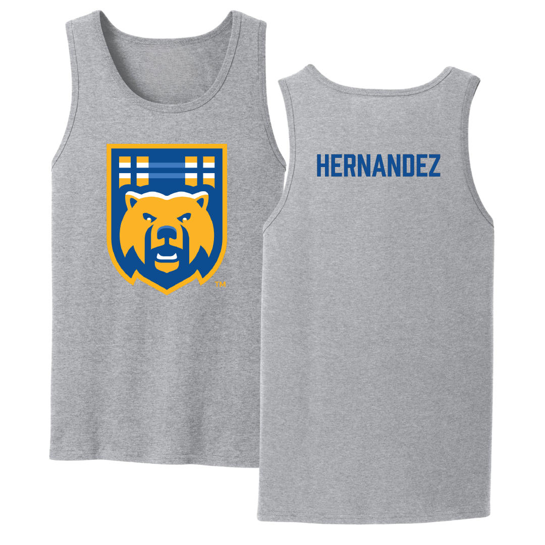 University of California-Riverside TF and XC Sport Gray Tank Top - Lauren Hernandez