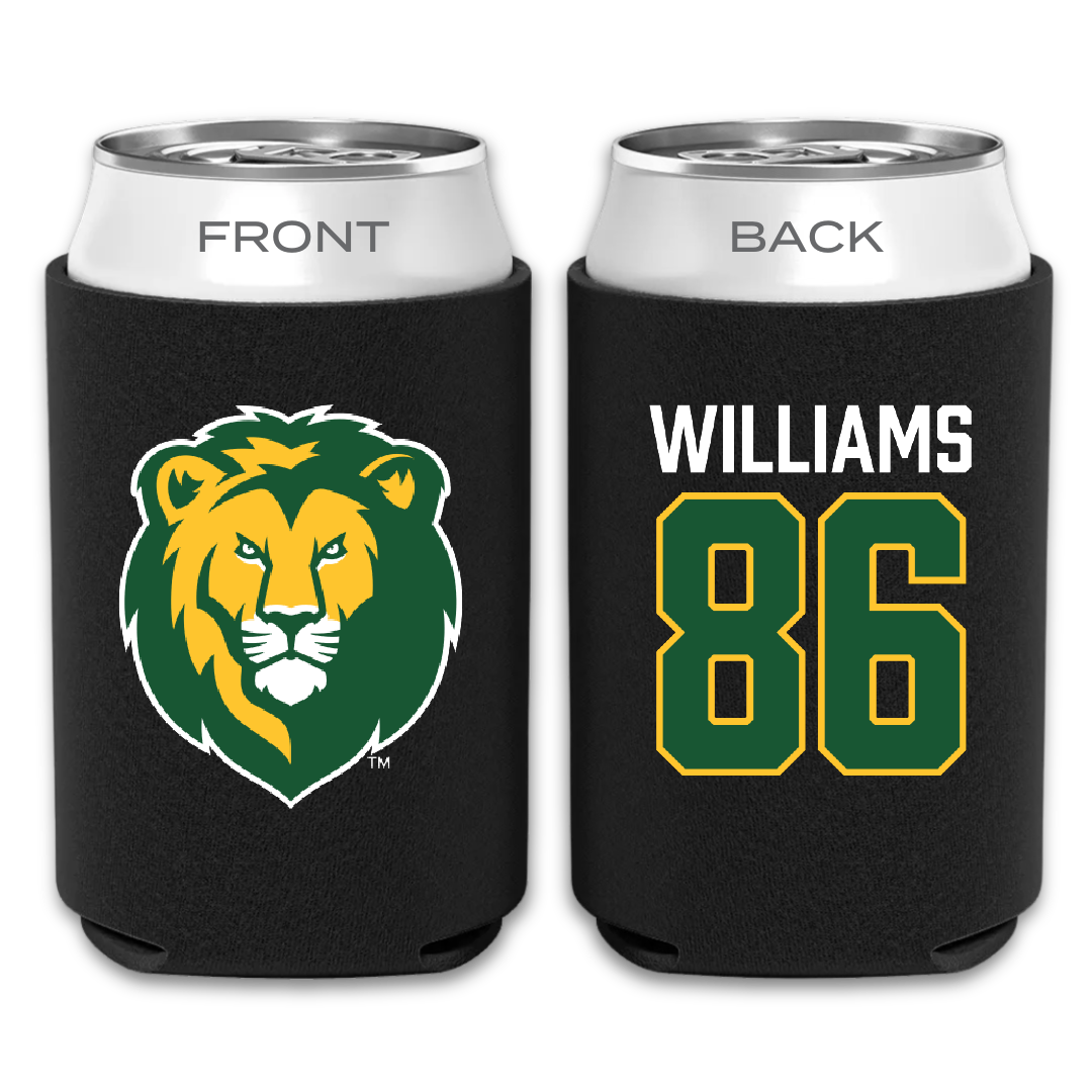 Southeastern Louisiana University Football Black Can Cooler - #86 Mike Williams