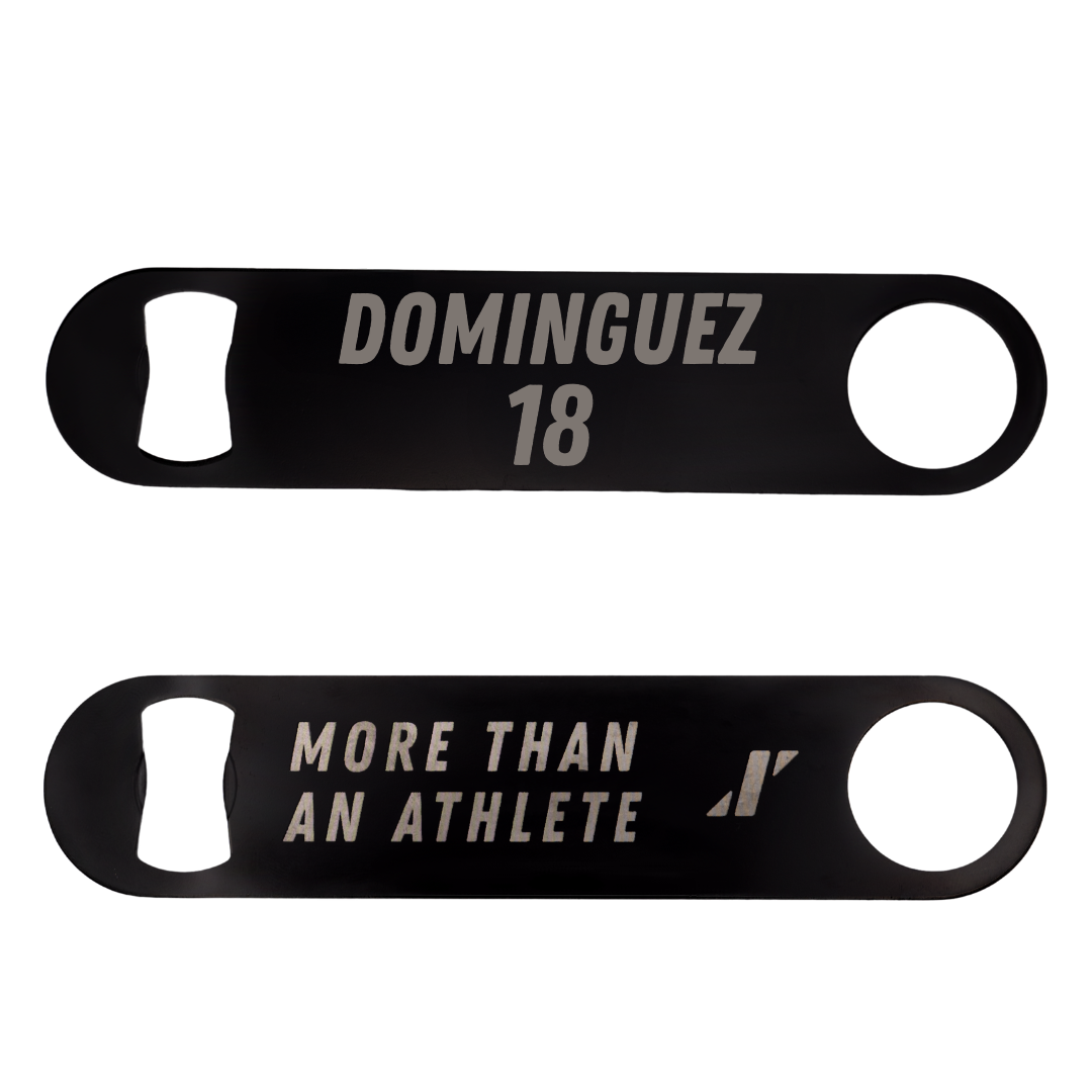 Southern Methodist University Soccer Black Bottle Opener - #18 Martin Dominguez