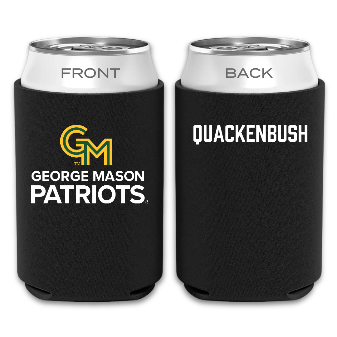 George Mason University Swimming & Diving Black Can Cooler - Matt Quackenbush