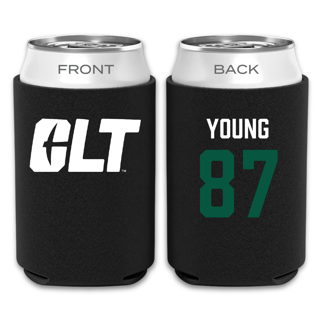 The University of North Carolina at Charlotte Football Black Can Cooler - #87 Jake Young