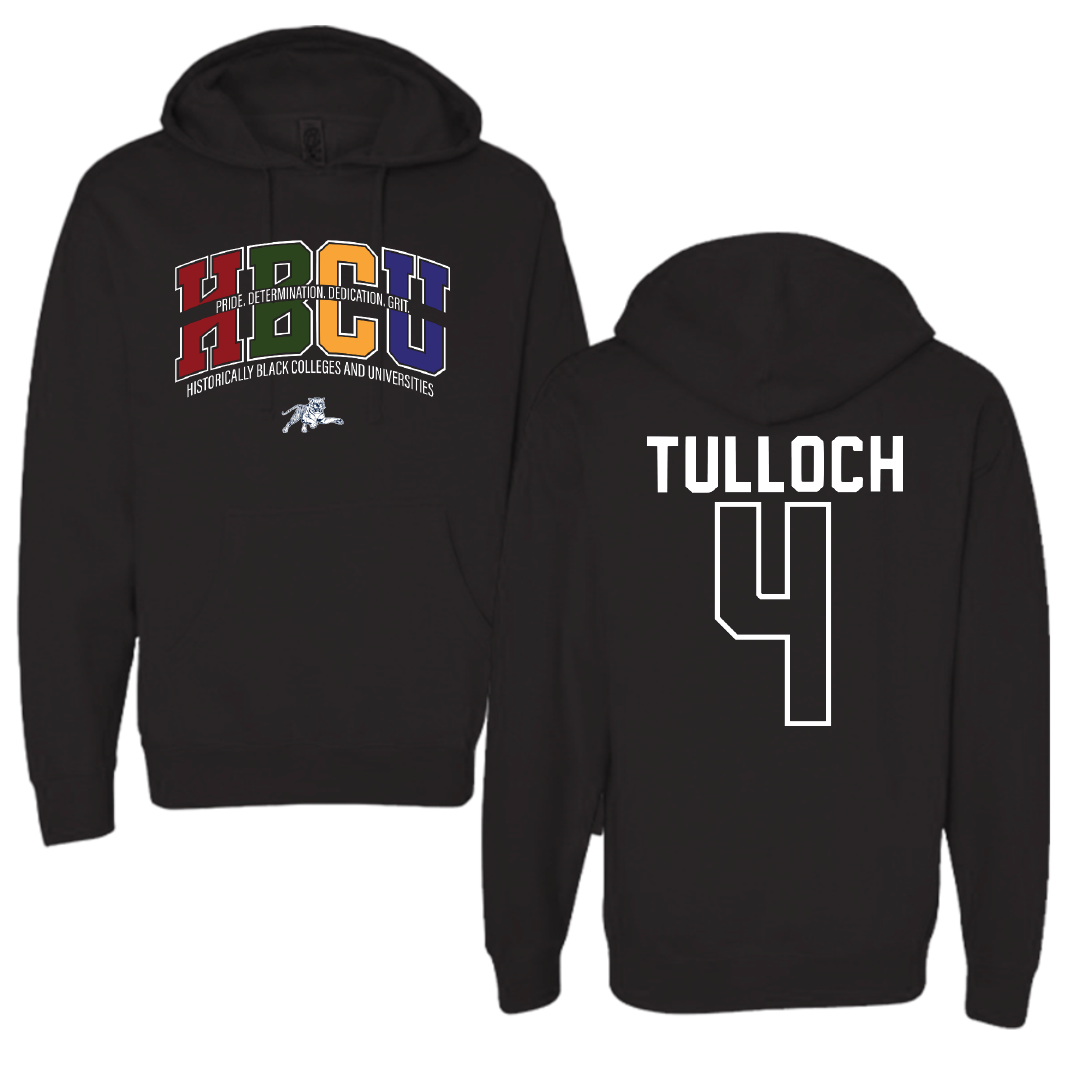 Jackson State University Soccer Black HBCU Hoodie - #4 Kiana Tulloch