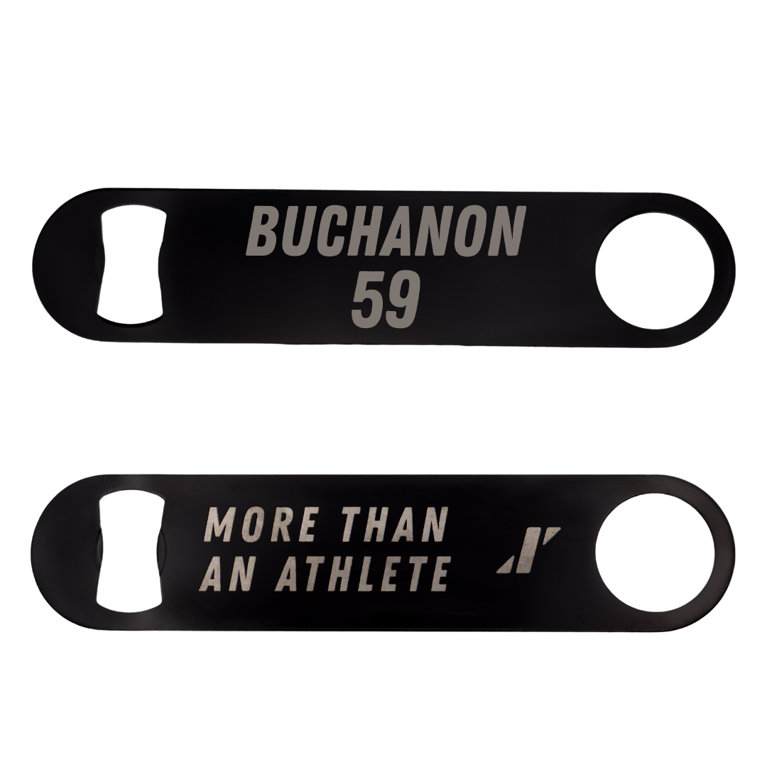 Florida International University Football Black Bottle Opener - #59 Jaheim Buchanon