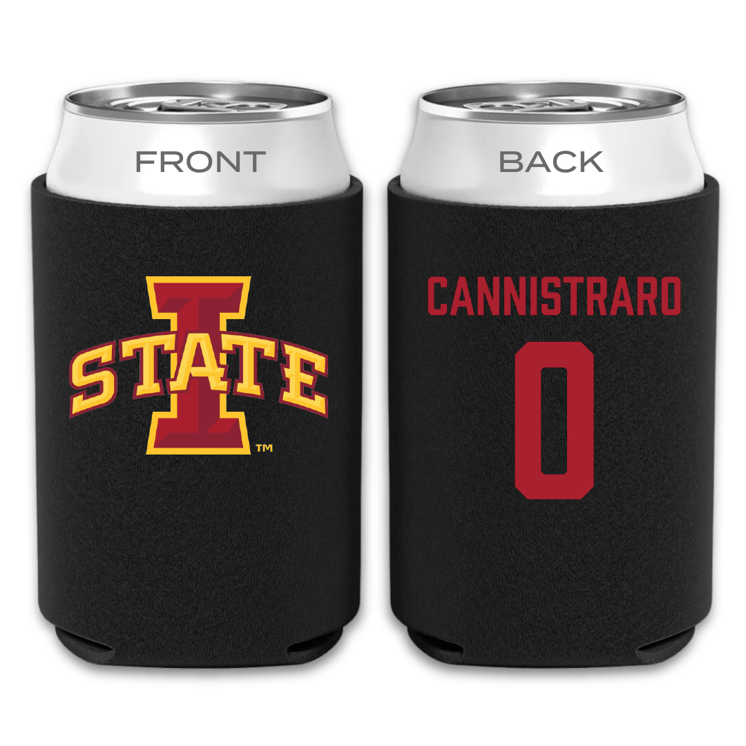 Iowa State University Soccer Black Can Cooler - #0 Kasey Cannistraro