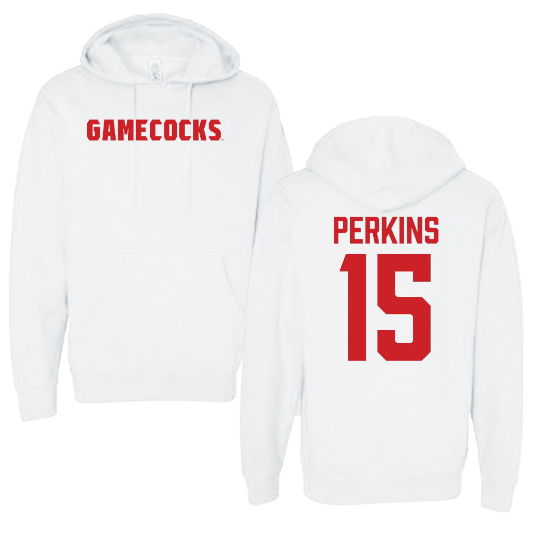 Jacksonville State University Softball White Hoodie - #15 Abbi Perkins