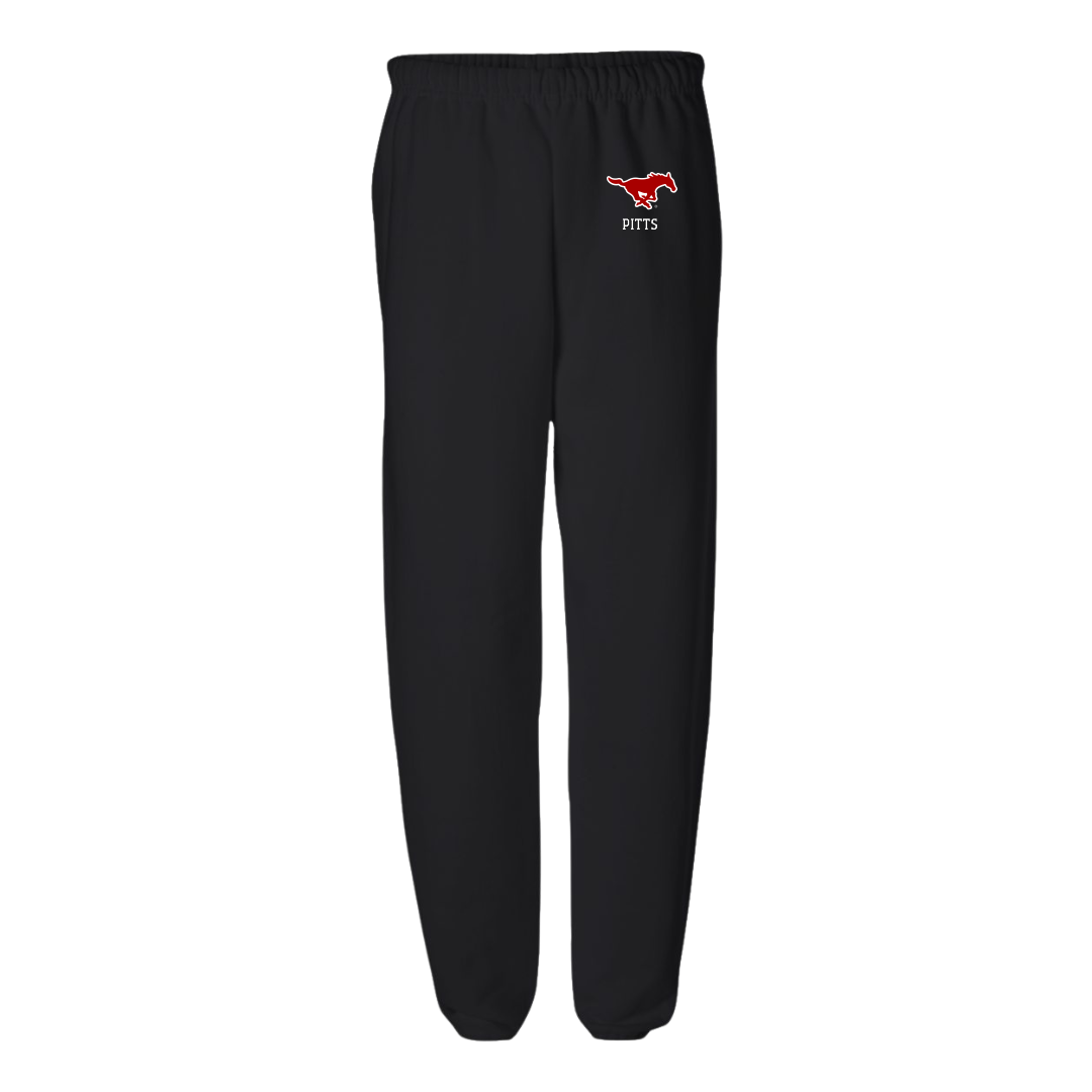 Southern Methodist University Basketball (W) Black Sweatpants - #2 TK Pitts
