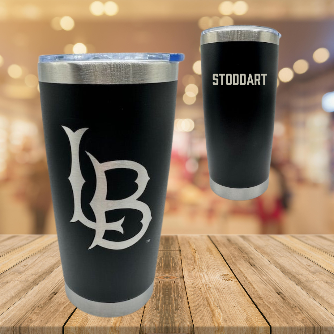 Long Beach State University TF and XC Black Stainless Steel Tumbler - Grace Stoddart