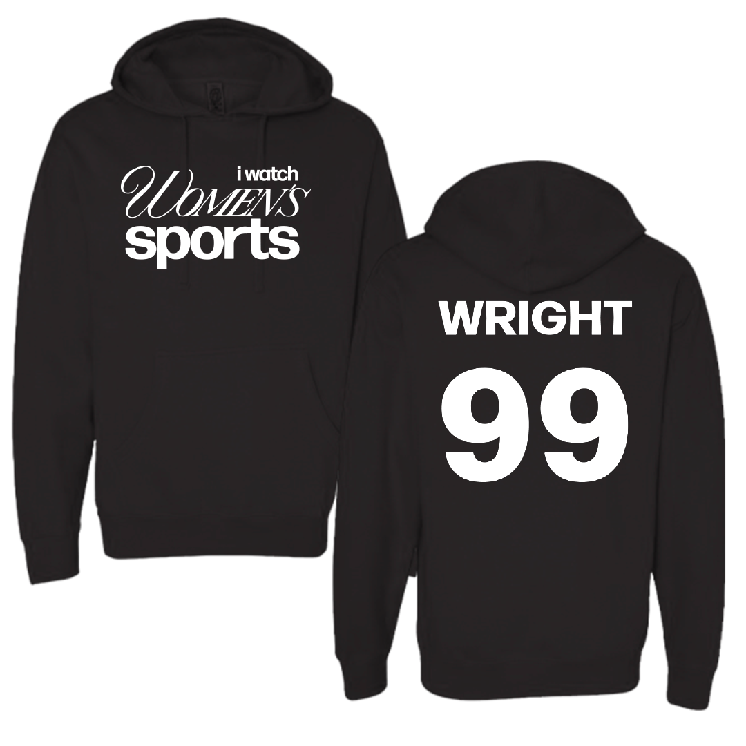 Lamar University Softball Black WHM Hoodie - #99 Makenzie Wright