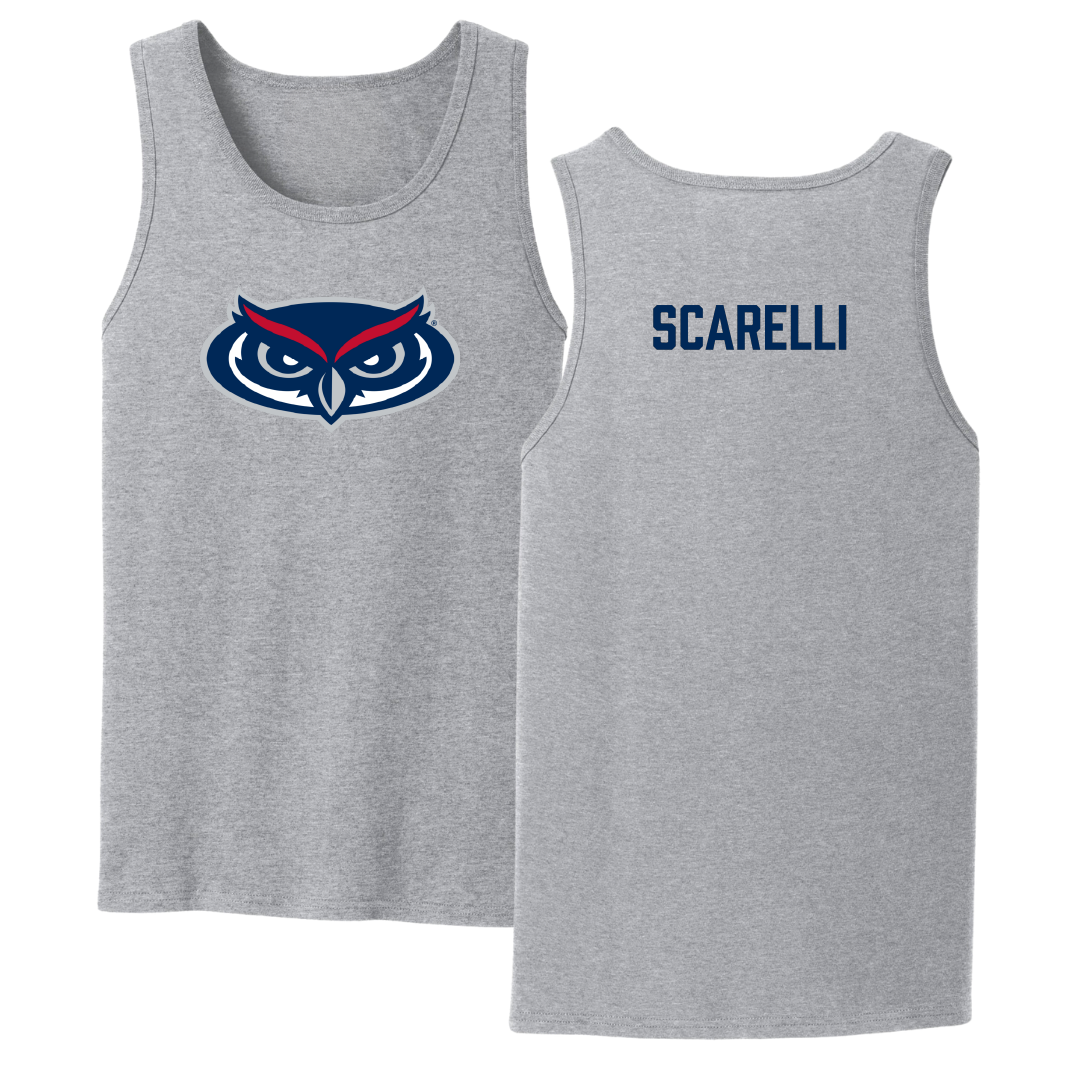 Florida Atlantic University Cheer Sport Gray Tank Top - Emma Scarelli