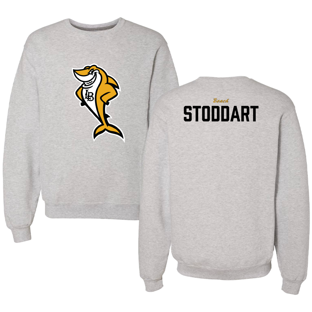 Long Beach State University TF and XC Gray Crewneck - Grace Stoddart