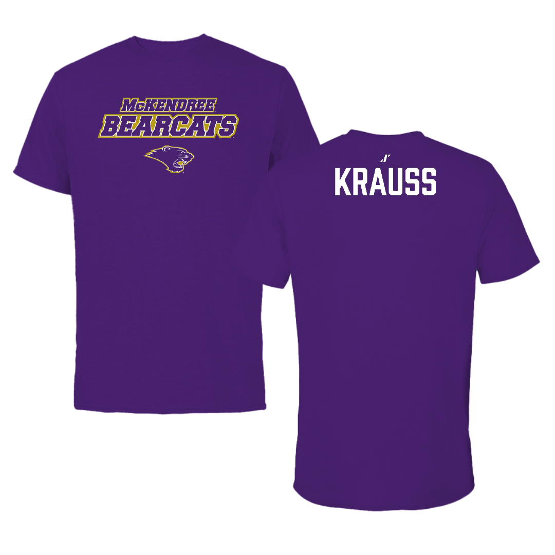 McKendree University Wrestling Purple General Tee - Lydia Krauss