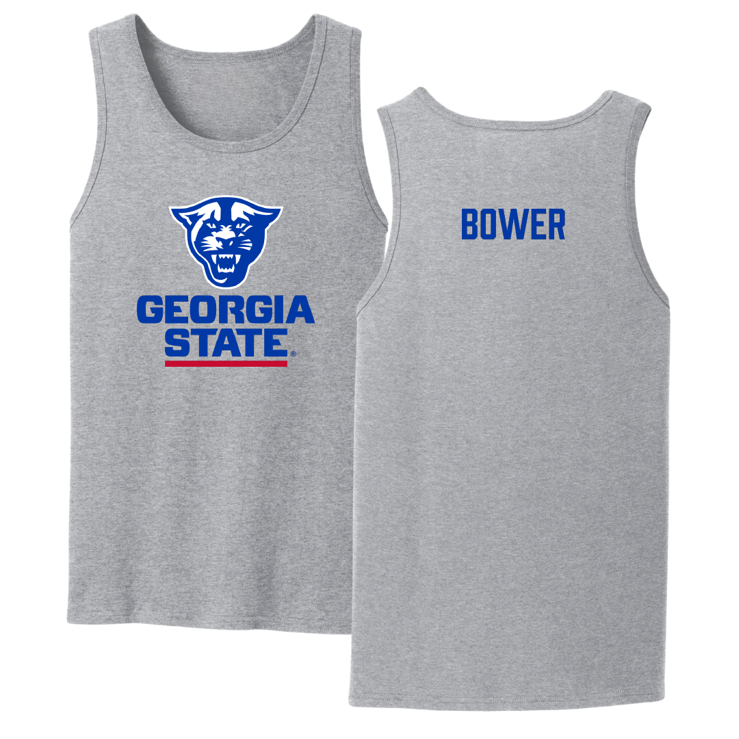 Georgia State University Softball Sport Gray Tank Top - Briana Bower