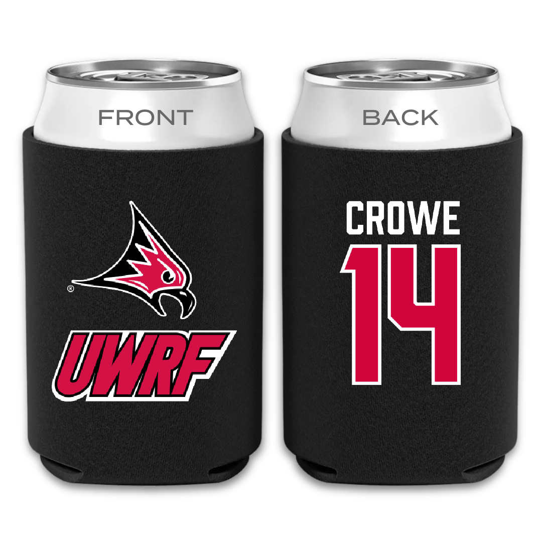 University of Wisconsin-River Falls Softball Black Can Cooler - #14 Emily Crowe
