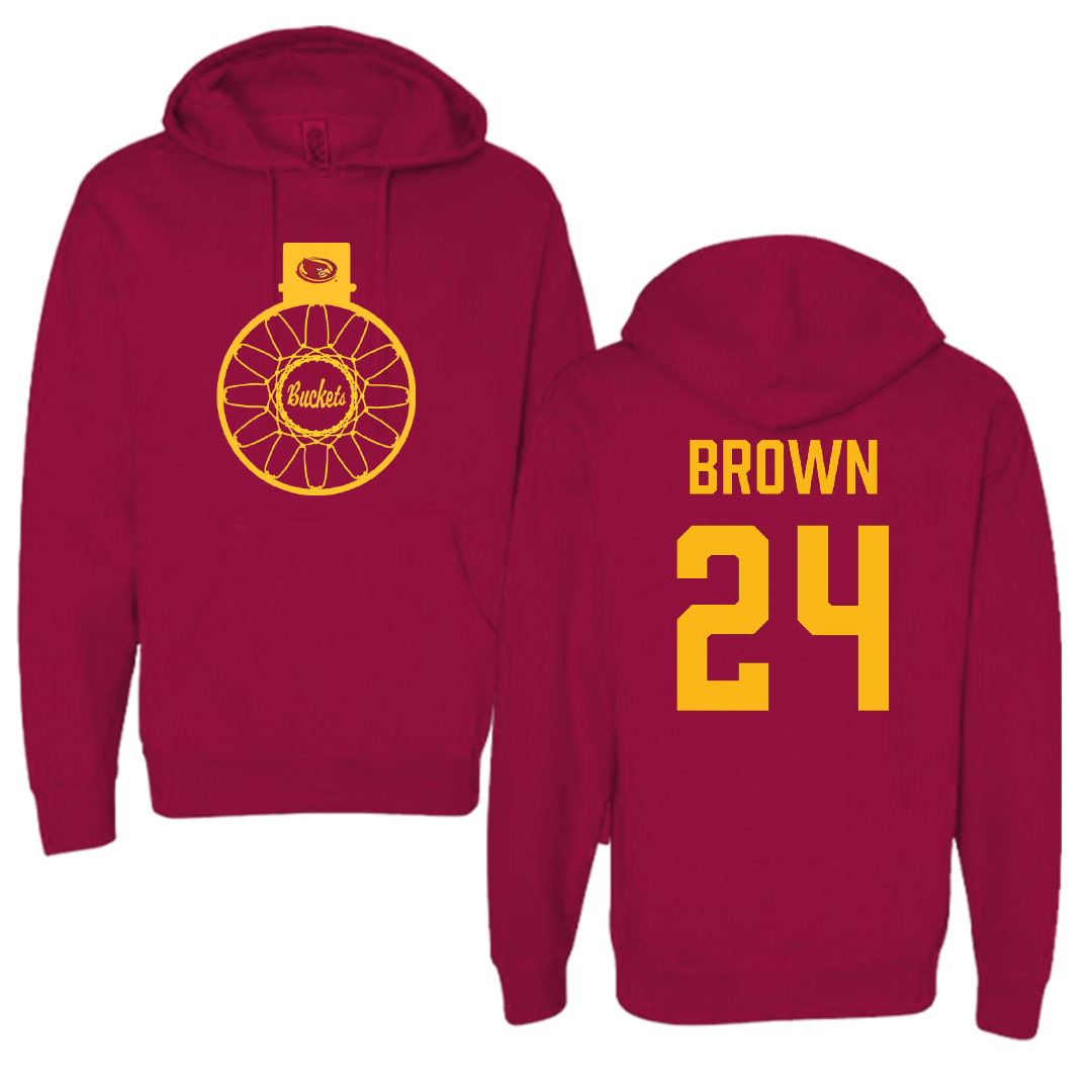 Iowa State University Basketball (W) Cardinal Buckets Hoodie - #24 Addy Brown