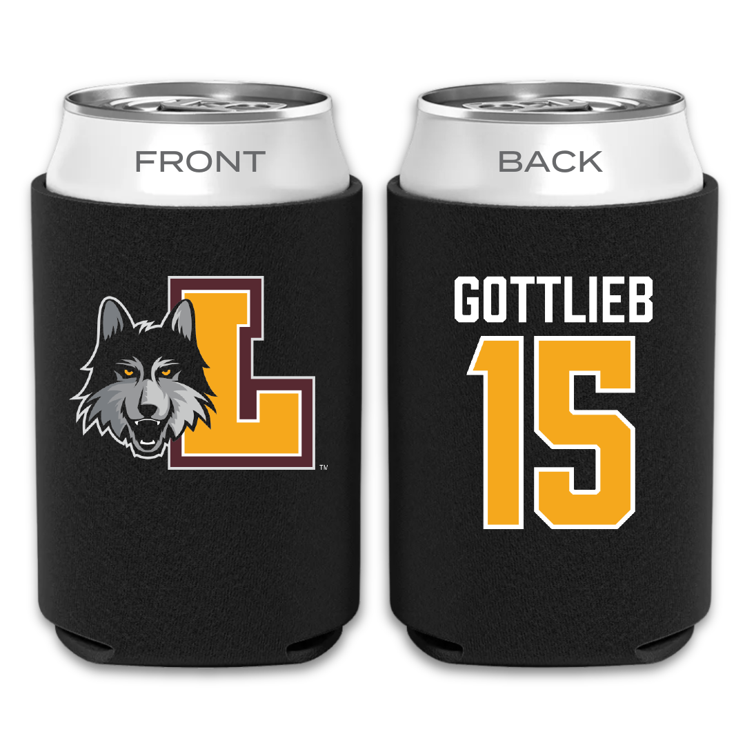 Loyola University-Chicago Volleyball Black Can Cooler - #15 Josh Gottlieb
