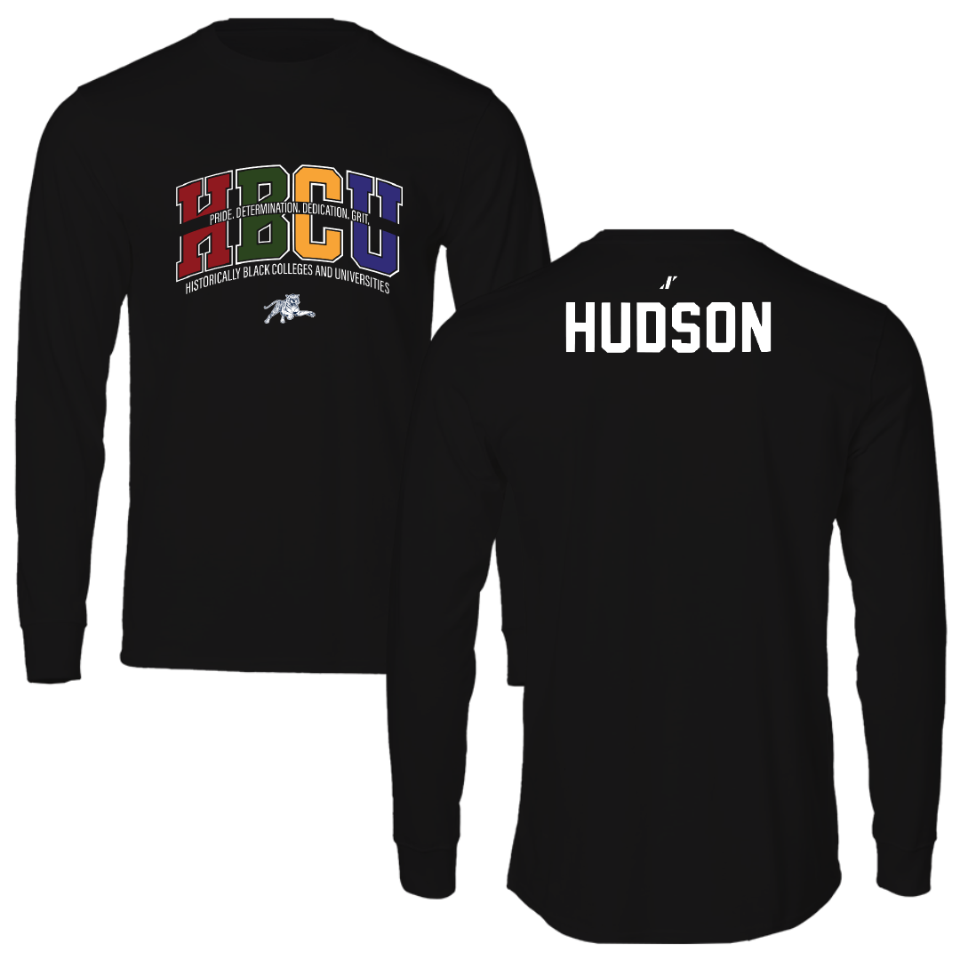 Jackson State University TF and XC Black HBCU Long Sleeve - Jeremiah Hudson