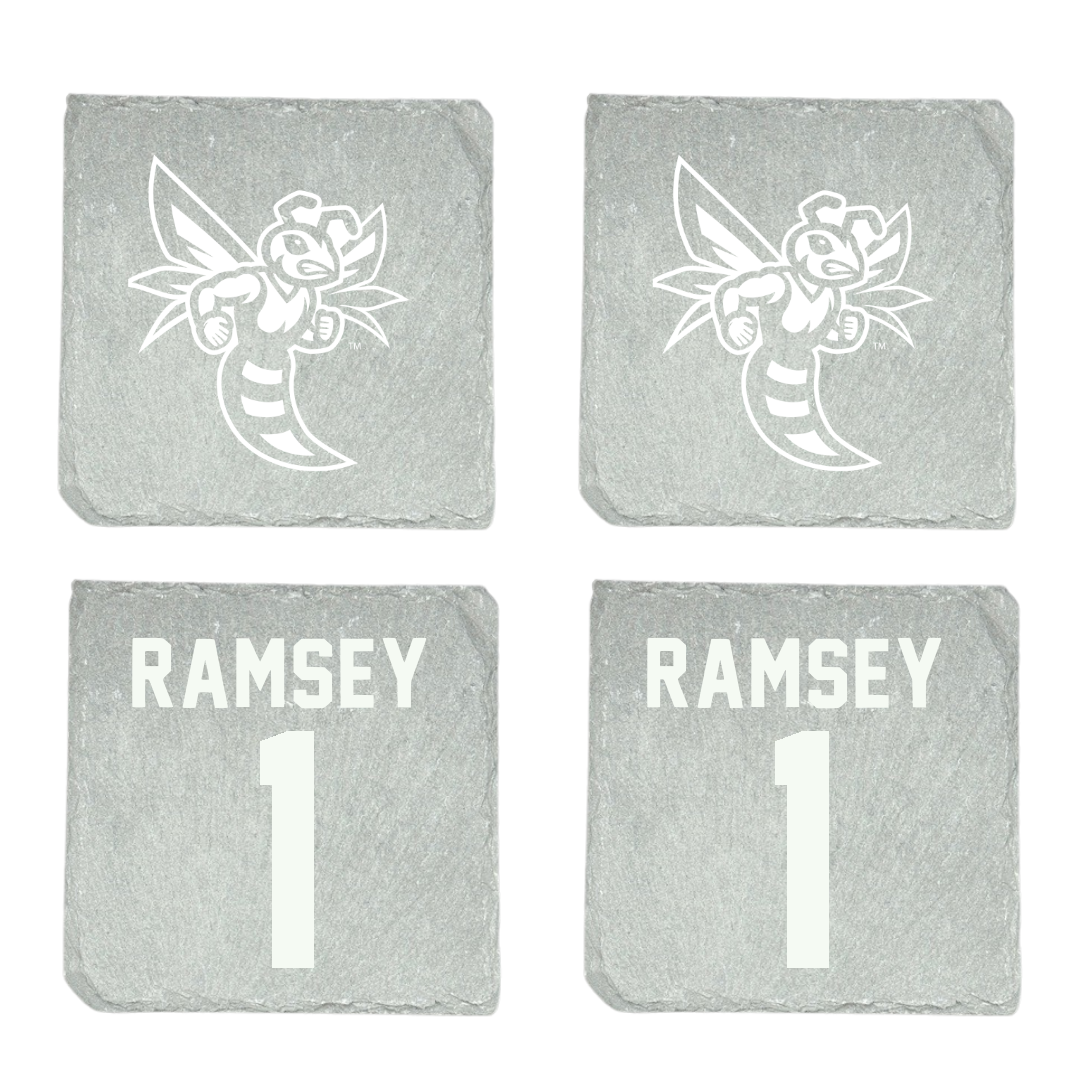 Emory & Henry College Basketball (W) Stone Coaster (4 Pack)  - #1 Lyndie Ramsey