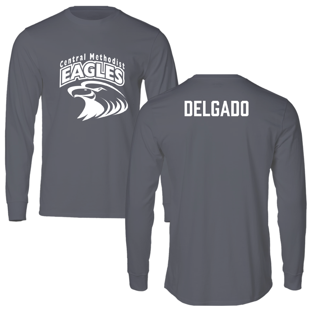 Central Methodist University Football Dark Gray Long Sleeve - Antonio Delgado