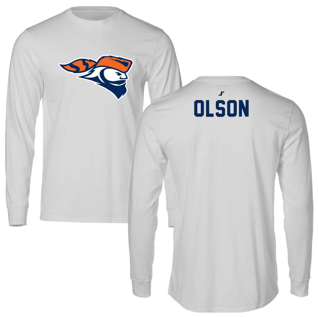 Carroll University TF and XC Light Gray Performance Long Sleeve - Bailey Olson