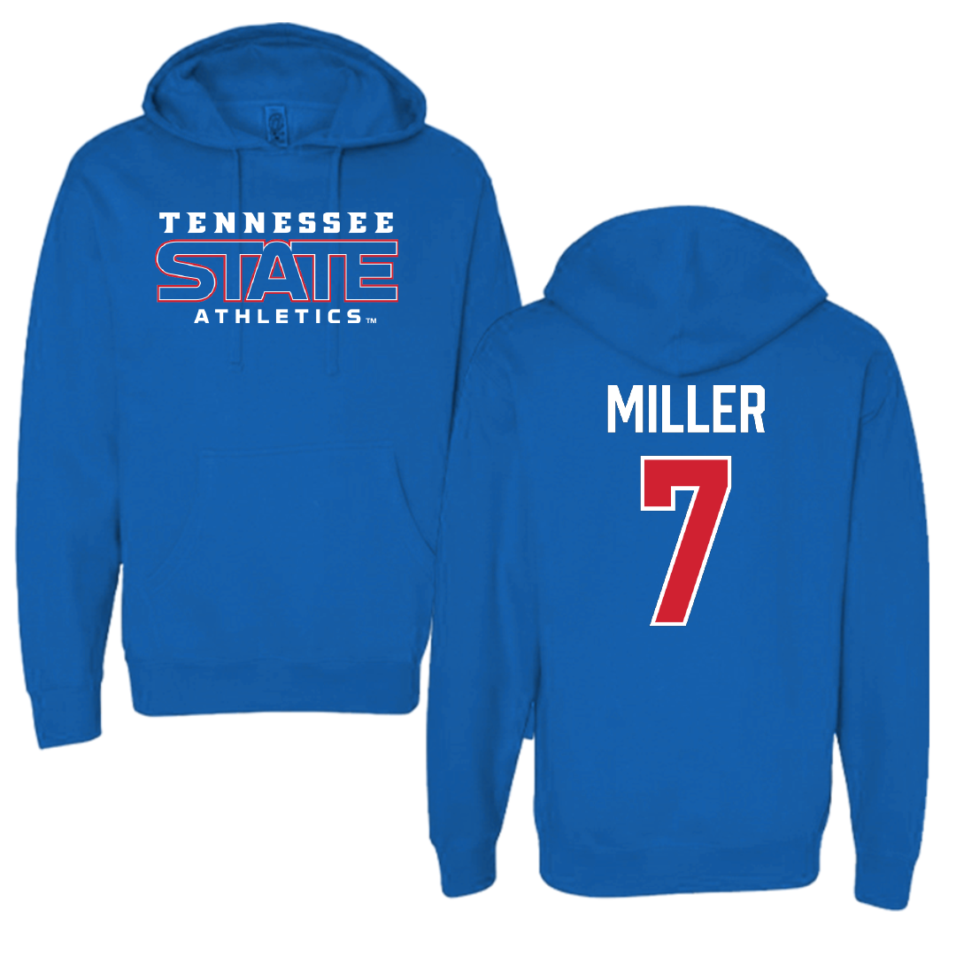 Tennessee State University Volleyball Blue Hoodie - #7 Maygan Miller