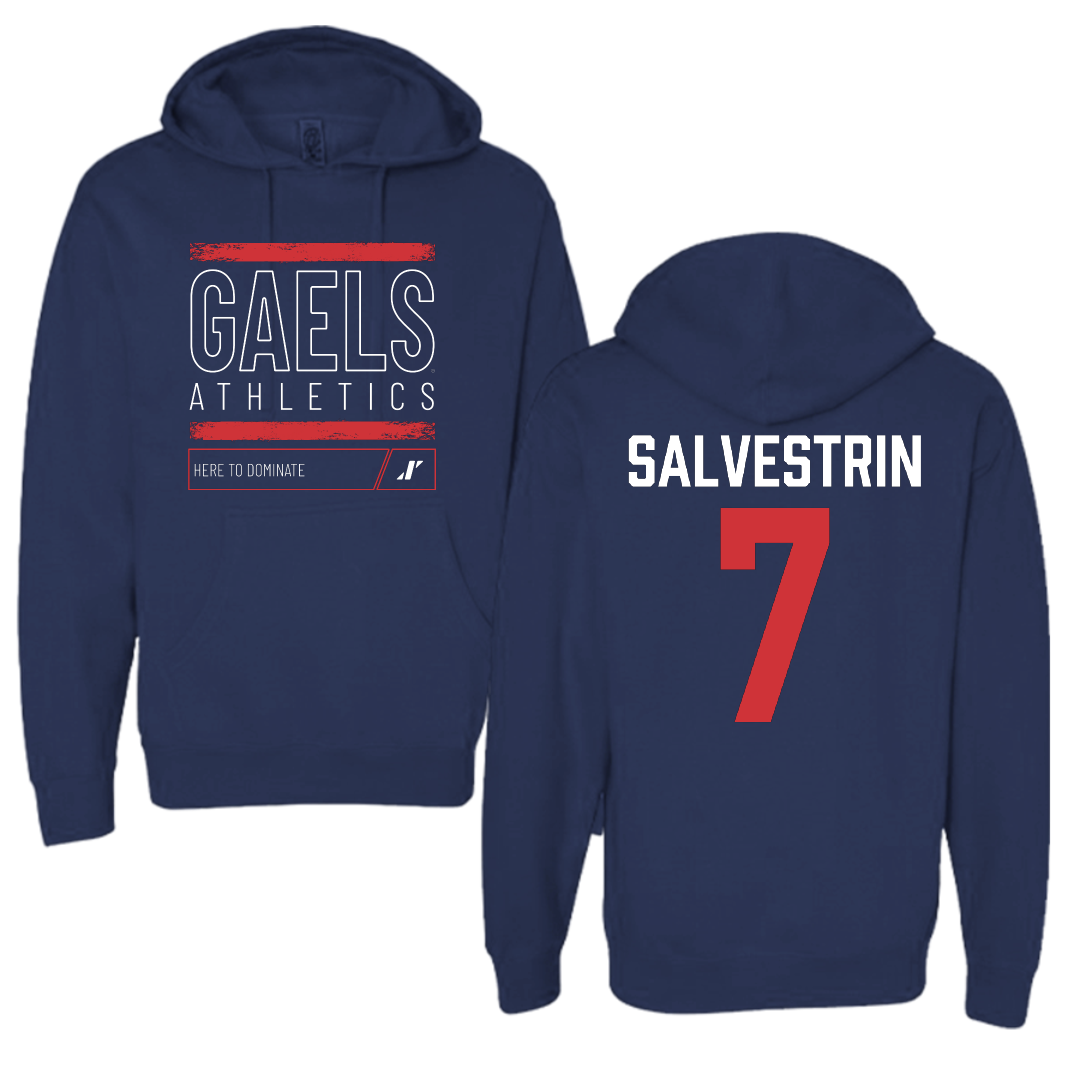 Saint Mary's College of California Soccer Navy Dominate Hoodie - #7 Tessa Salvestrin