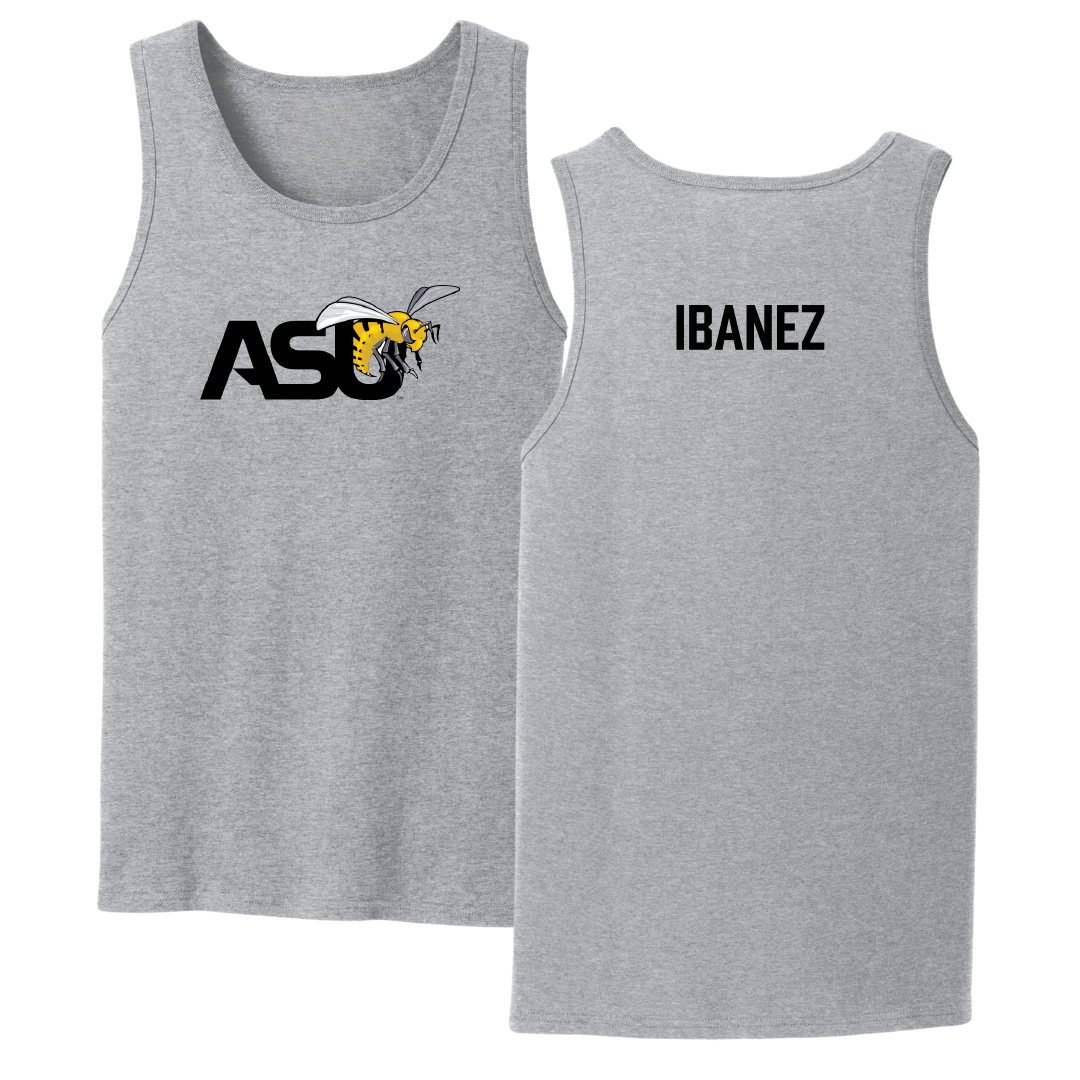 Alabama State University Golf Sport Gray Tank Top - Lucia Ibanez